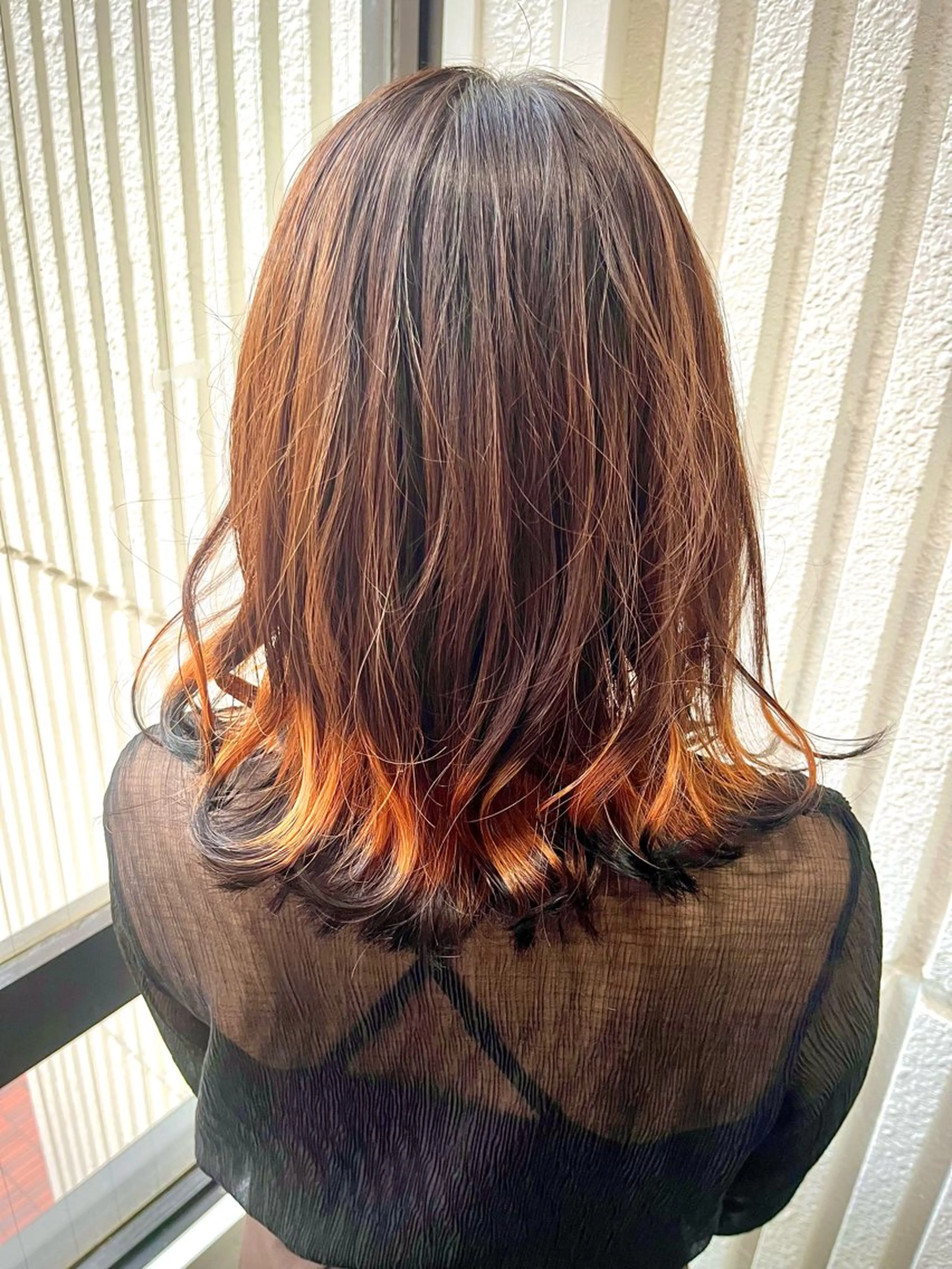 ミディアム カラー 🦕望月渉🦕 パーマ🌪️ブリーチのヘアスタイル