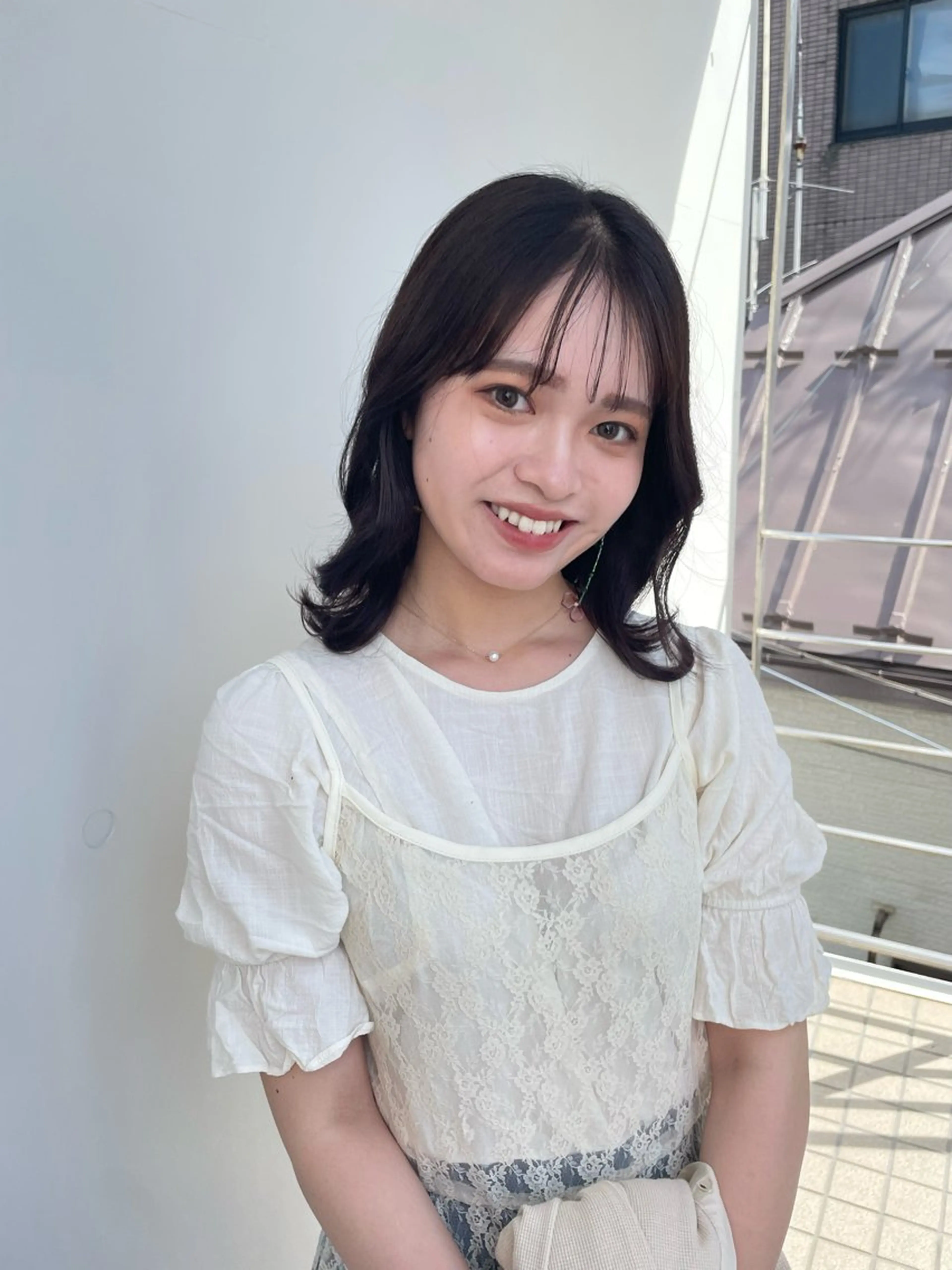 カラー ミディアム ヘアカラー トリートメント 🤍透明感カラー ソメヤナナ 🤍のヘアスタイル