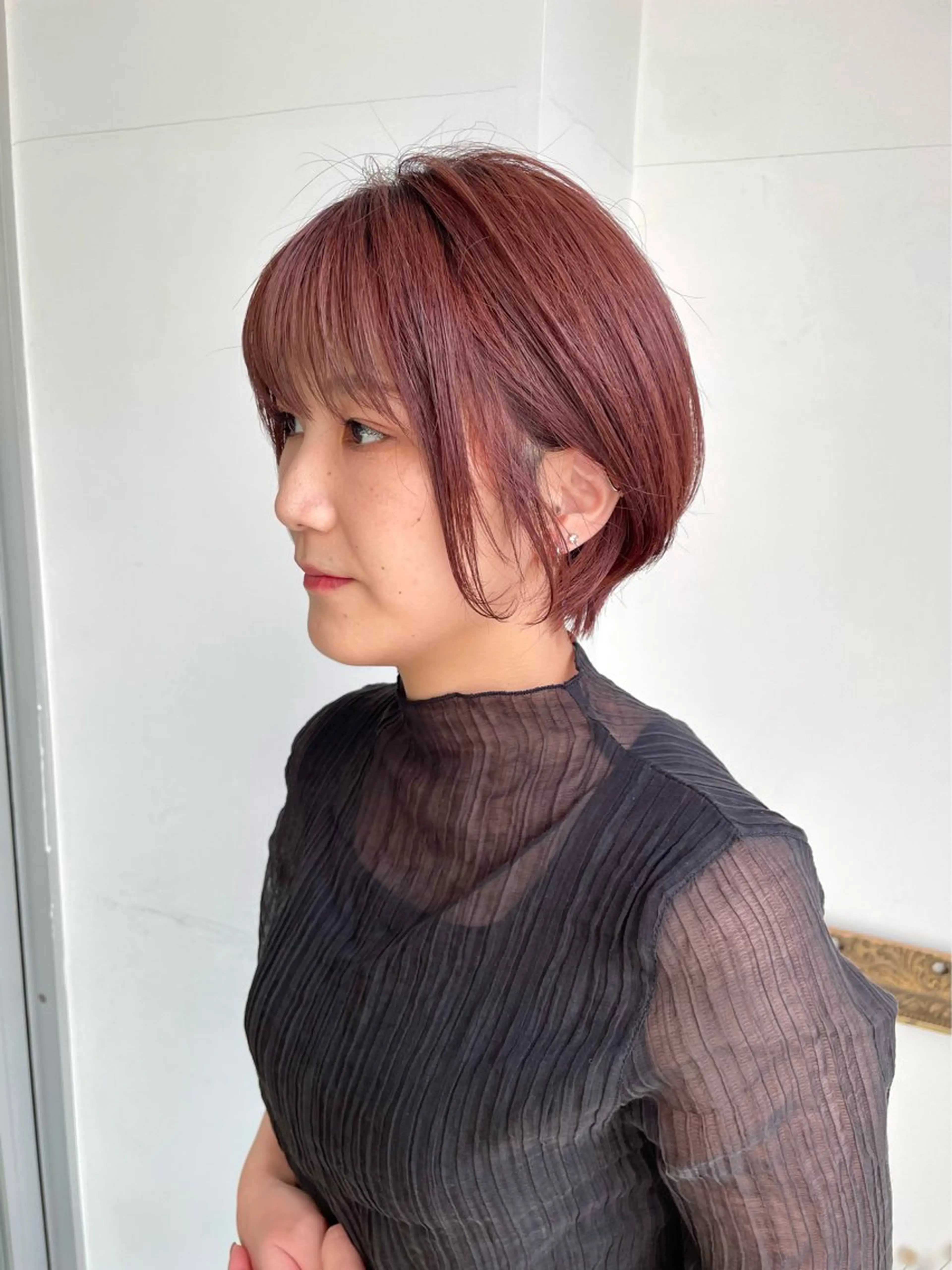 ショート カット ヘアカラー トリートメント ショート/ブリーチ mizuki🐋のヘアスタイル