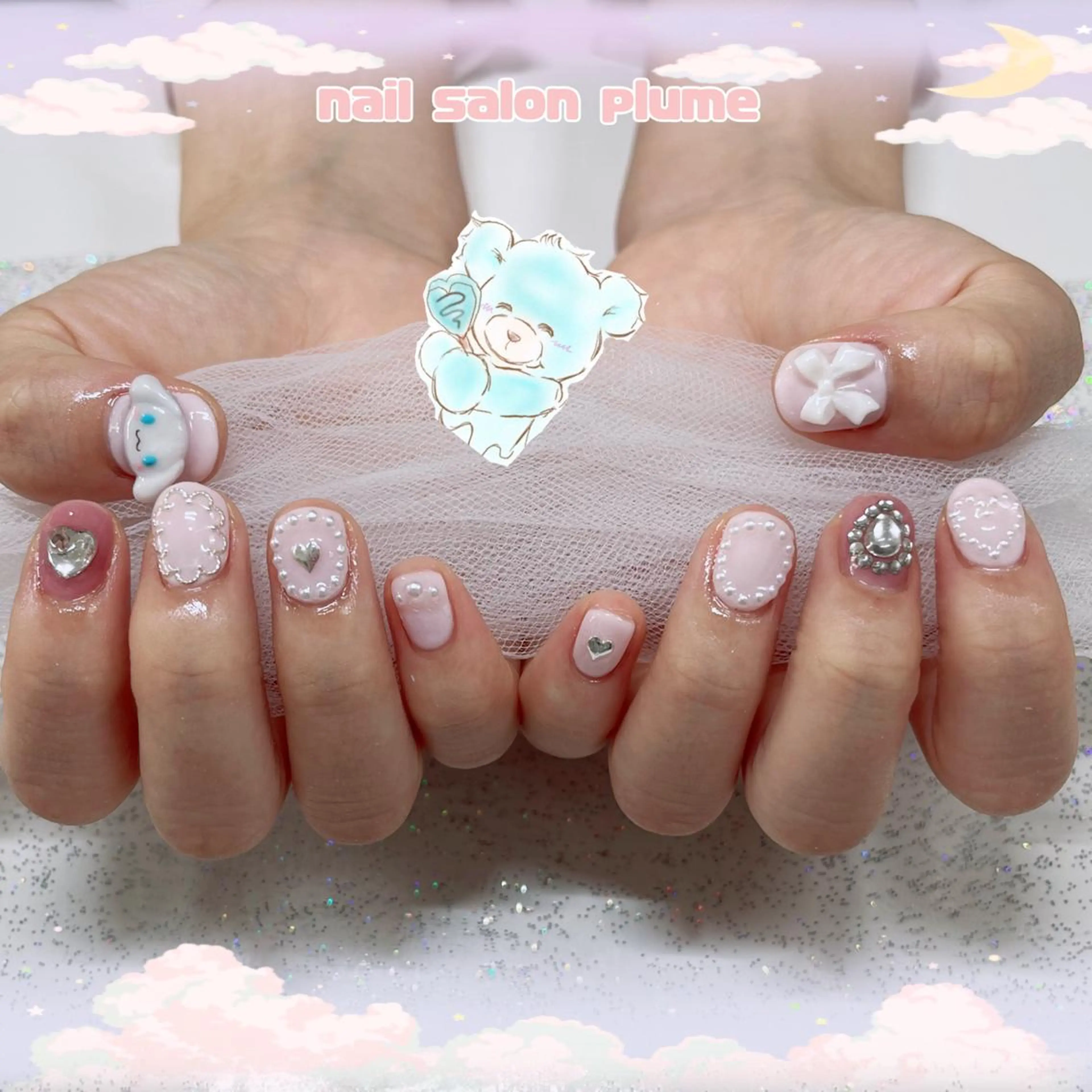 ネイル ハンドネイル plume nail ☆韓国ネイルのネイルデザイン