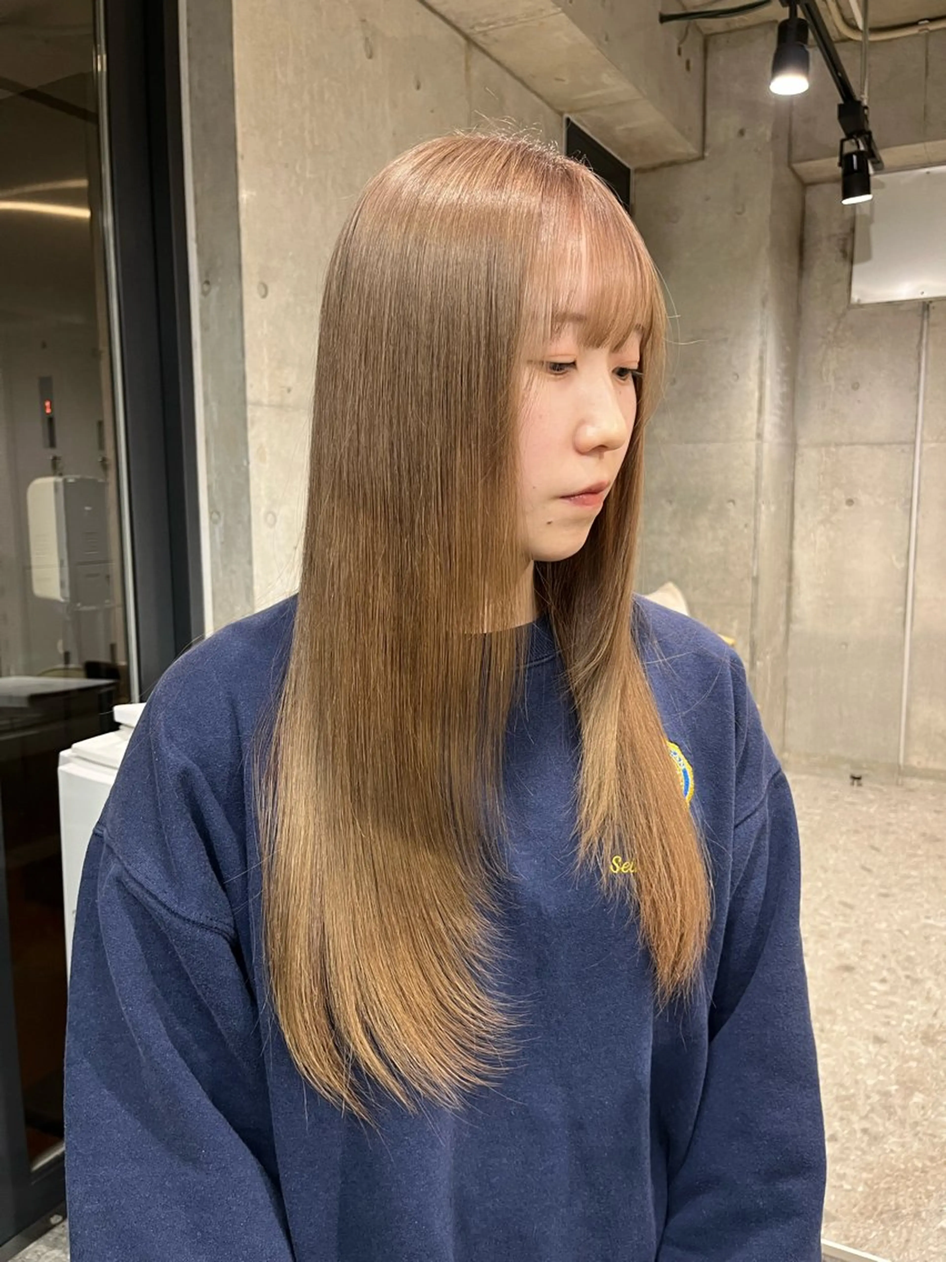カラー ベージュカラー ヘーゼル ️🩵LUFE ayano️🩵のヘアスタイル
