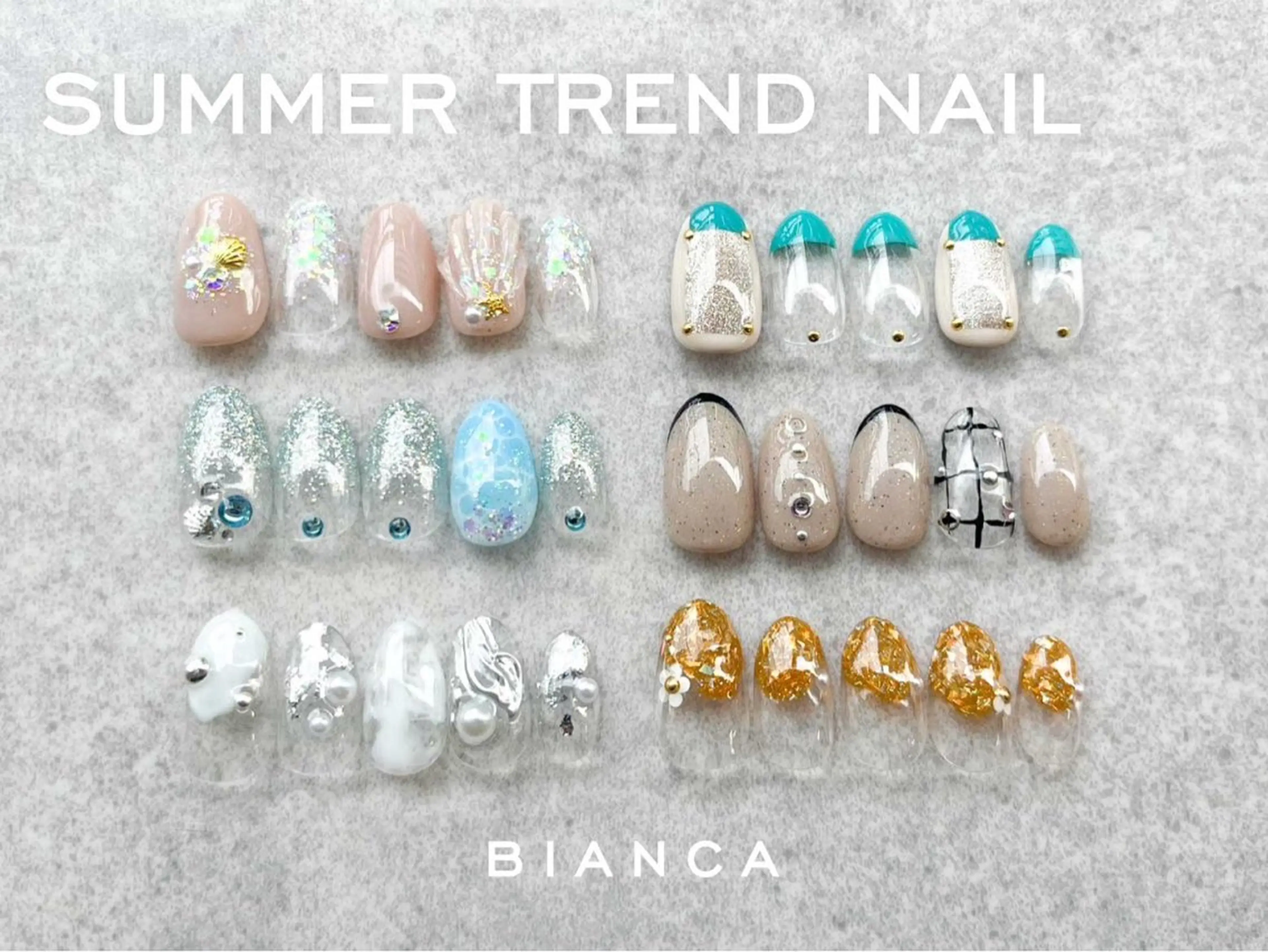 ネイル ハンドネイル Bianca 村田のネイルデザイン