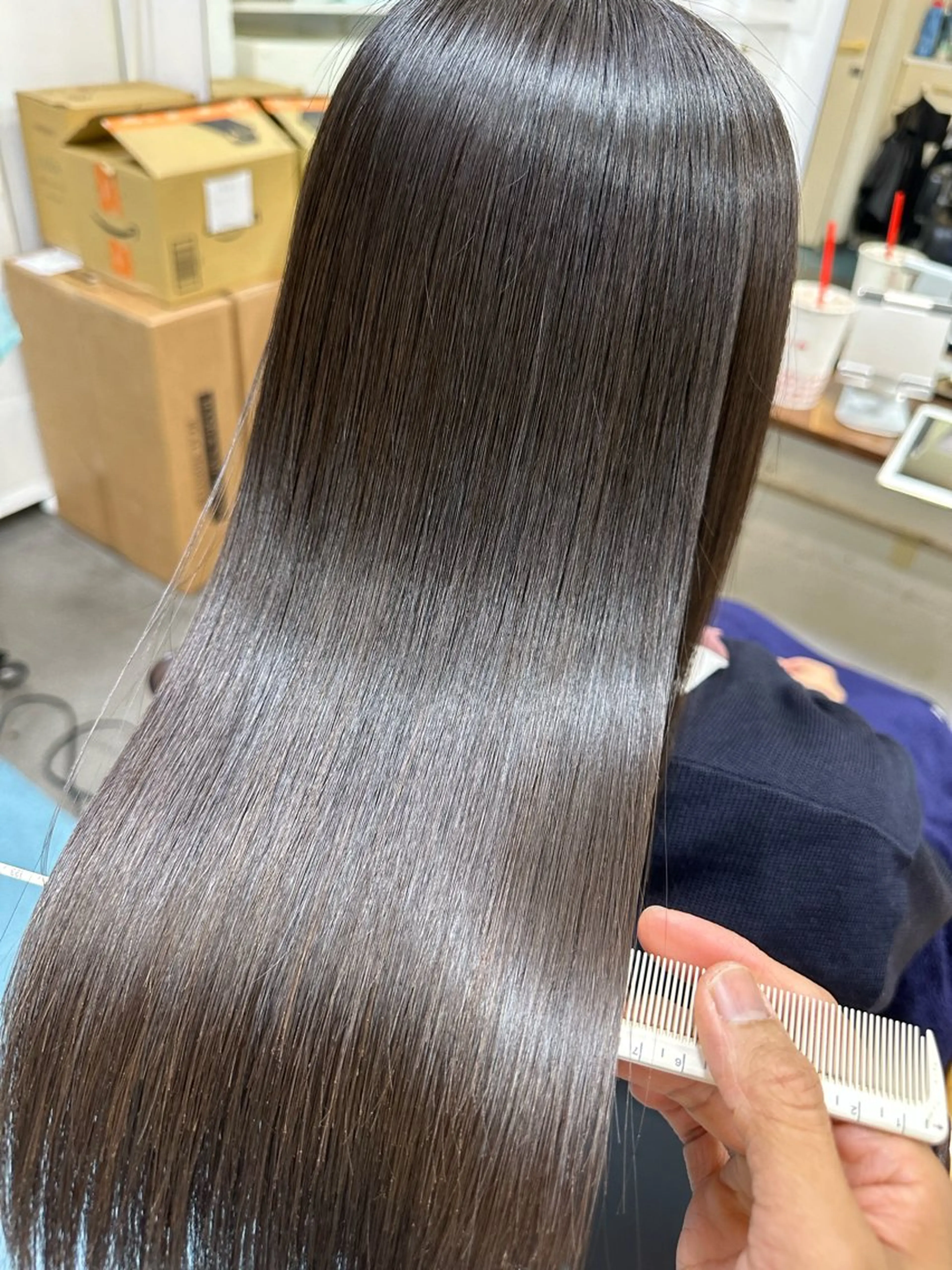 ロング 髪質改善 【髪質改善】に特化 オリーブオイルクラブのヘアスタイル