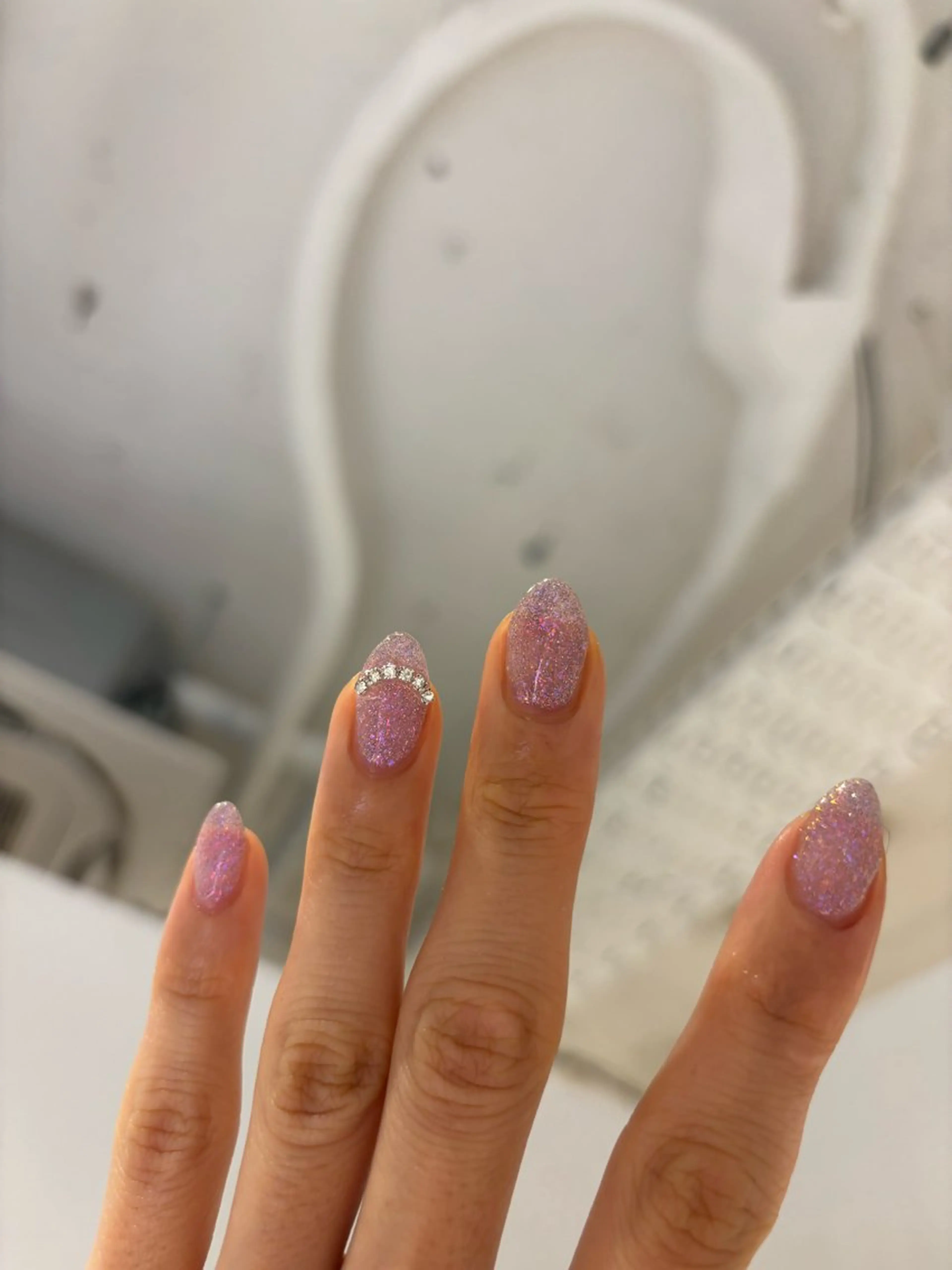 ネイル フラッシュネイル ストーンネイル Ann. nail.tokyo所属・Ann nailのネイルデザイン