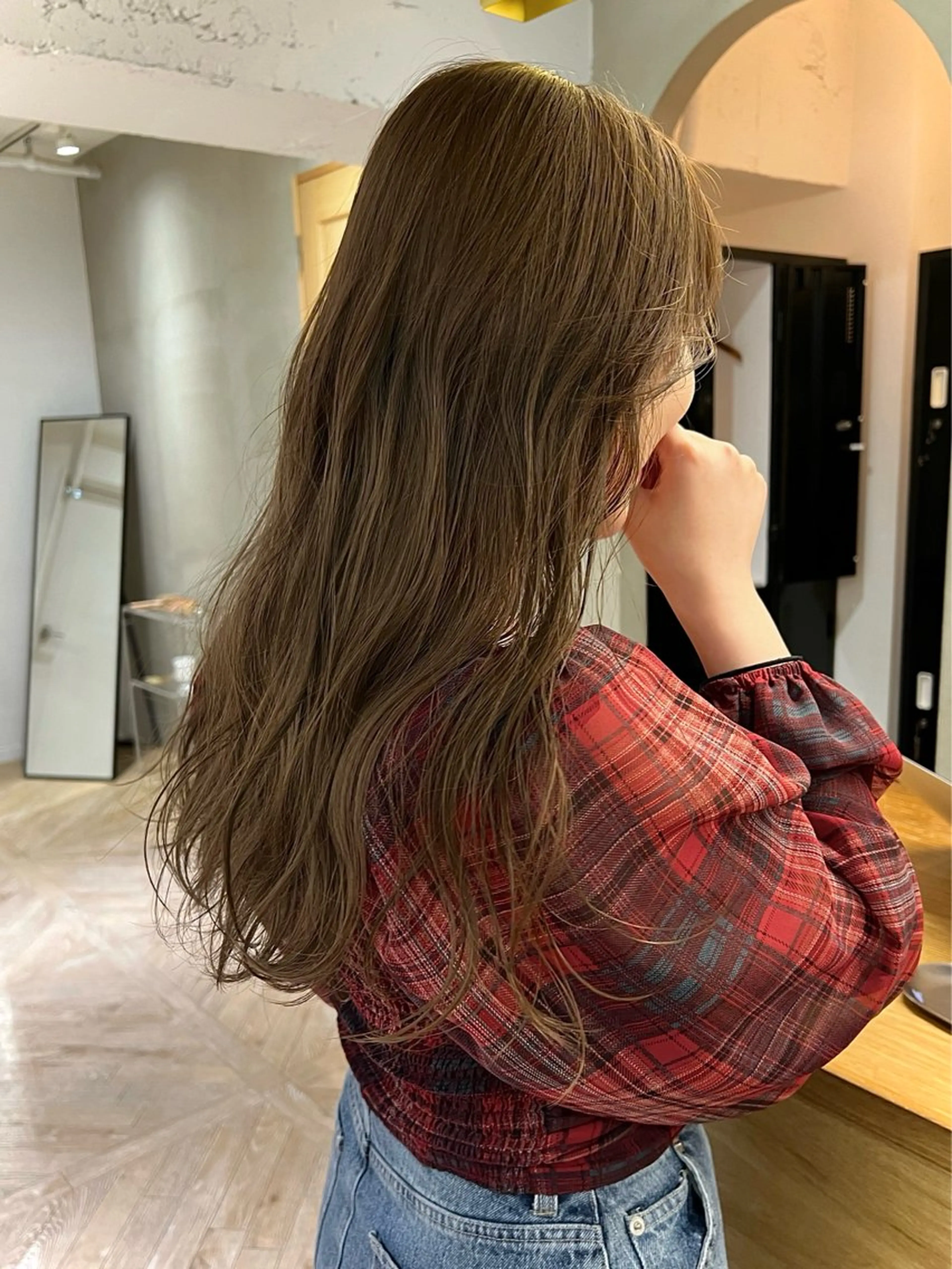 ロング カット ヘアカラー トリートメント カラースペシャリスト 🫧冨田翔のヘアスタイル
