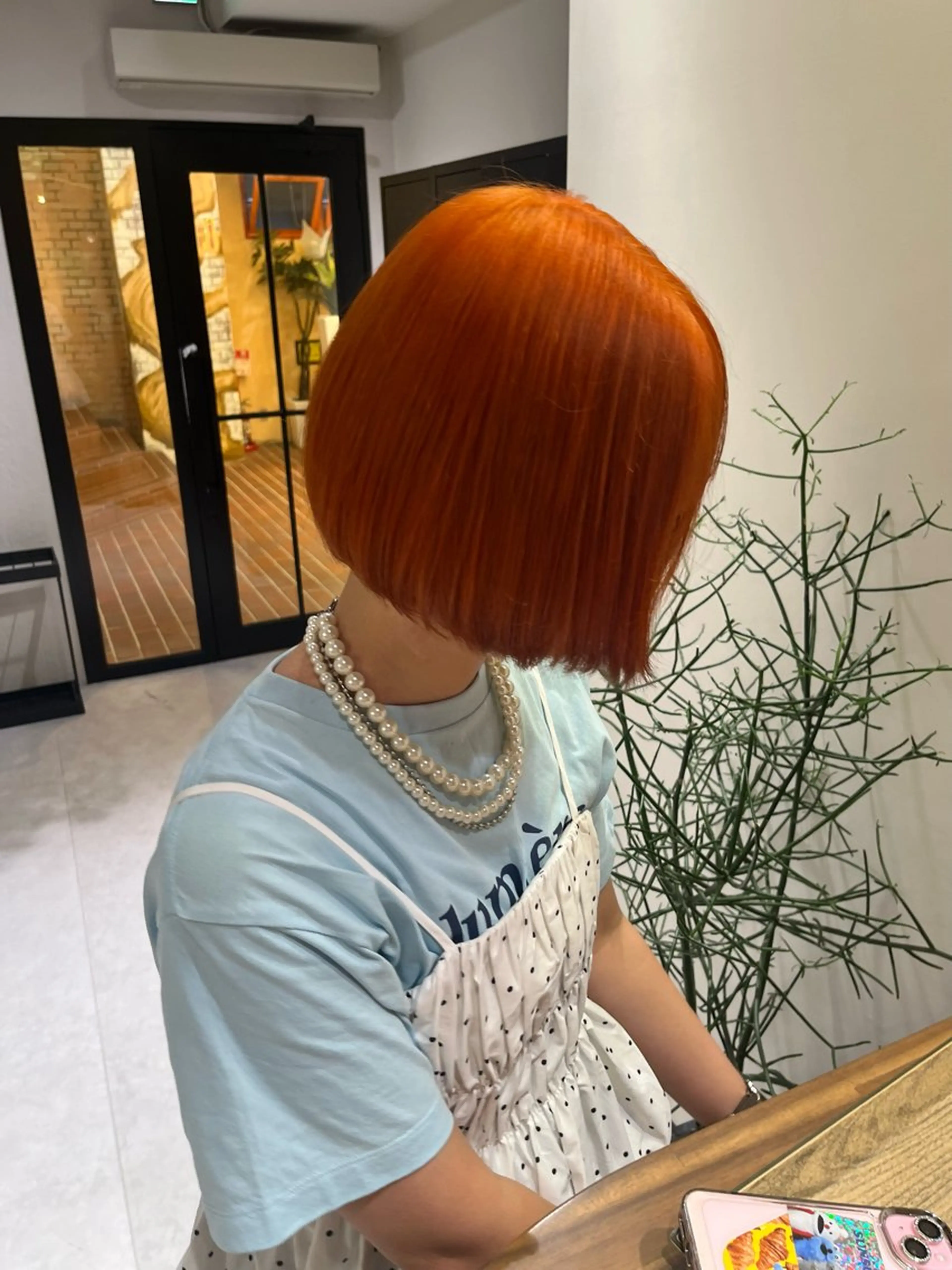 ショート カラー ヘアカラー 橋本 萌々香のヘアスタイル
