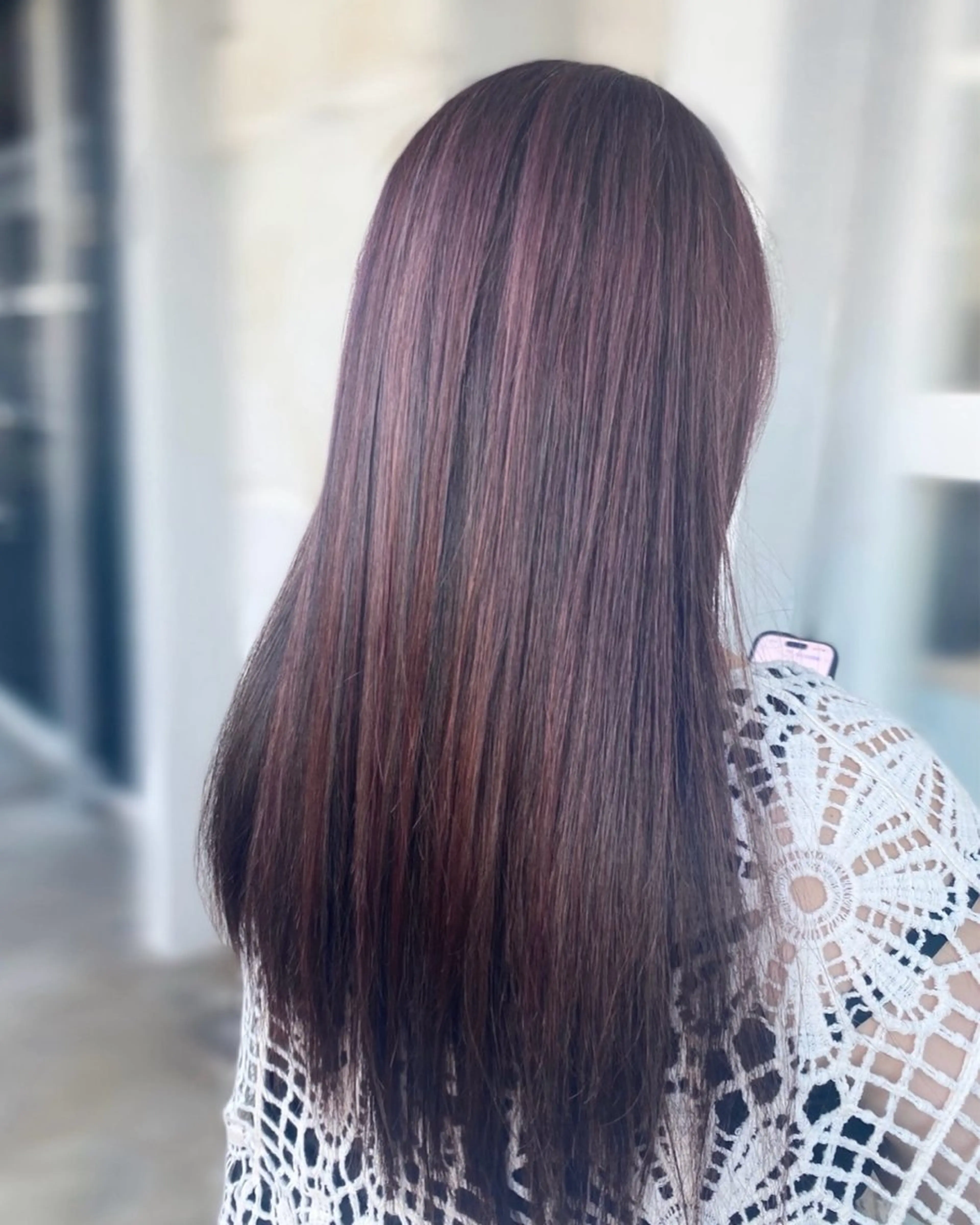 💙髪質改善ダメージレス艶カラー💙の写真