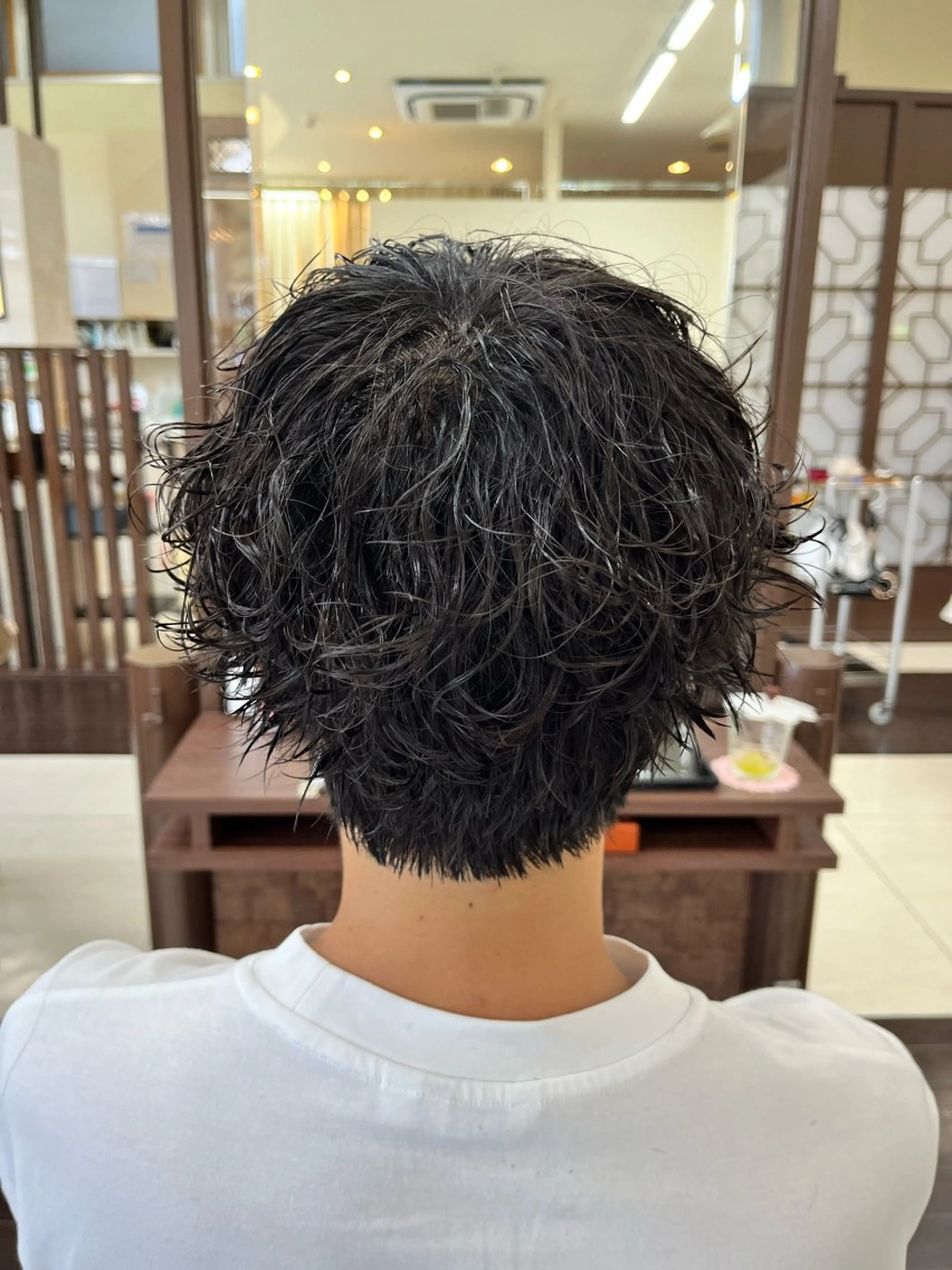 ショート パーマ メンズ メンズパーマ AROH  men's cut&men's perm 船橋店所属・🧊メンズ特化🧊 高木航希のヘアスタイル