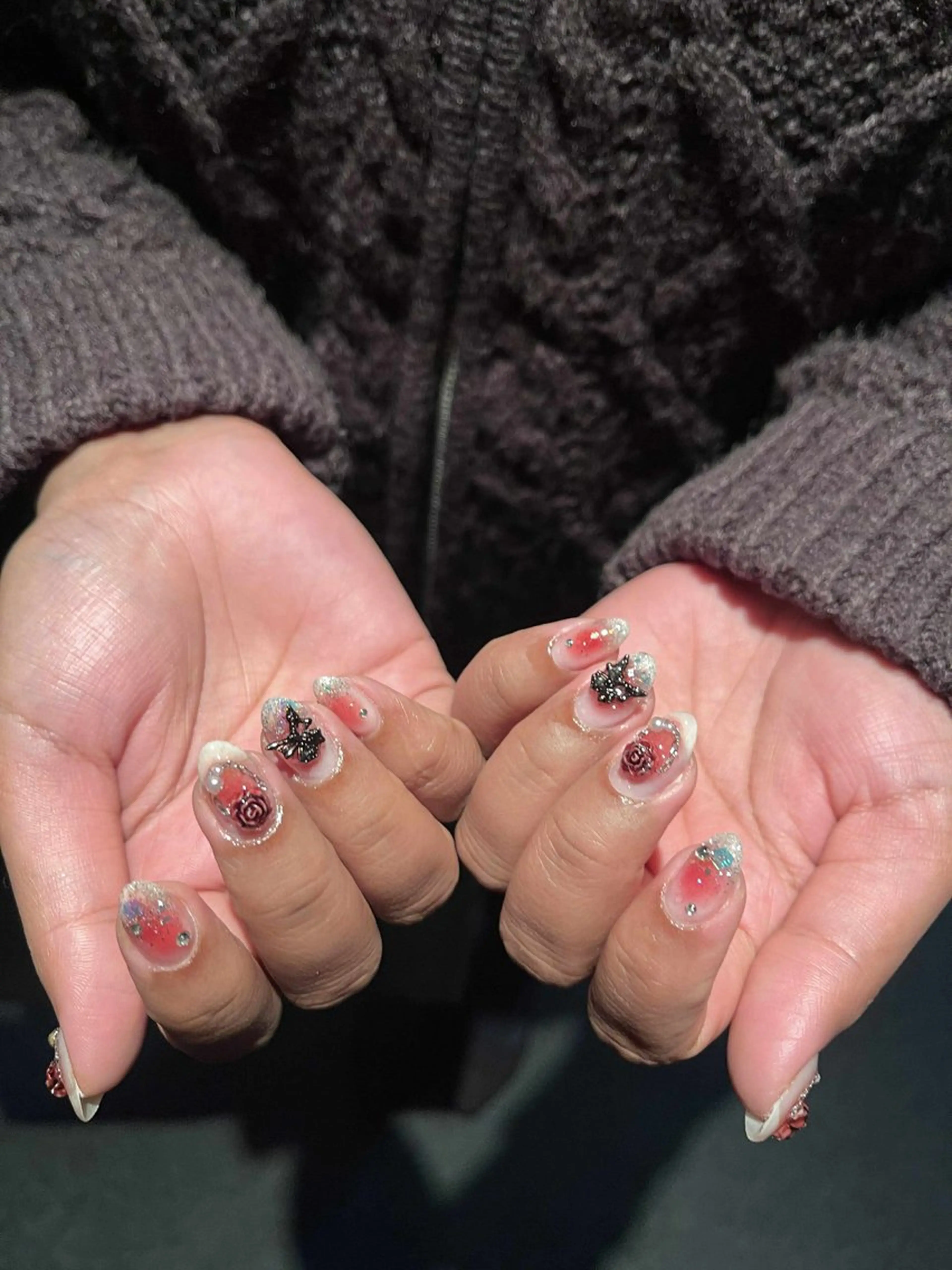 ネイル 長さ出し ジェルネイル スカルプネイル ネイルチップ Mei Meiのネイルデザイン