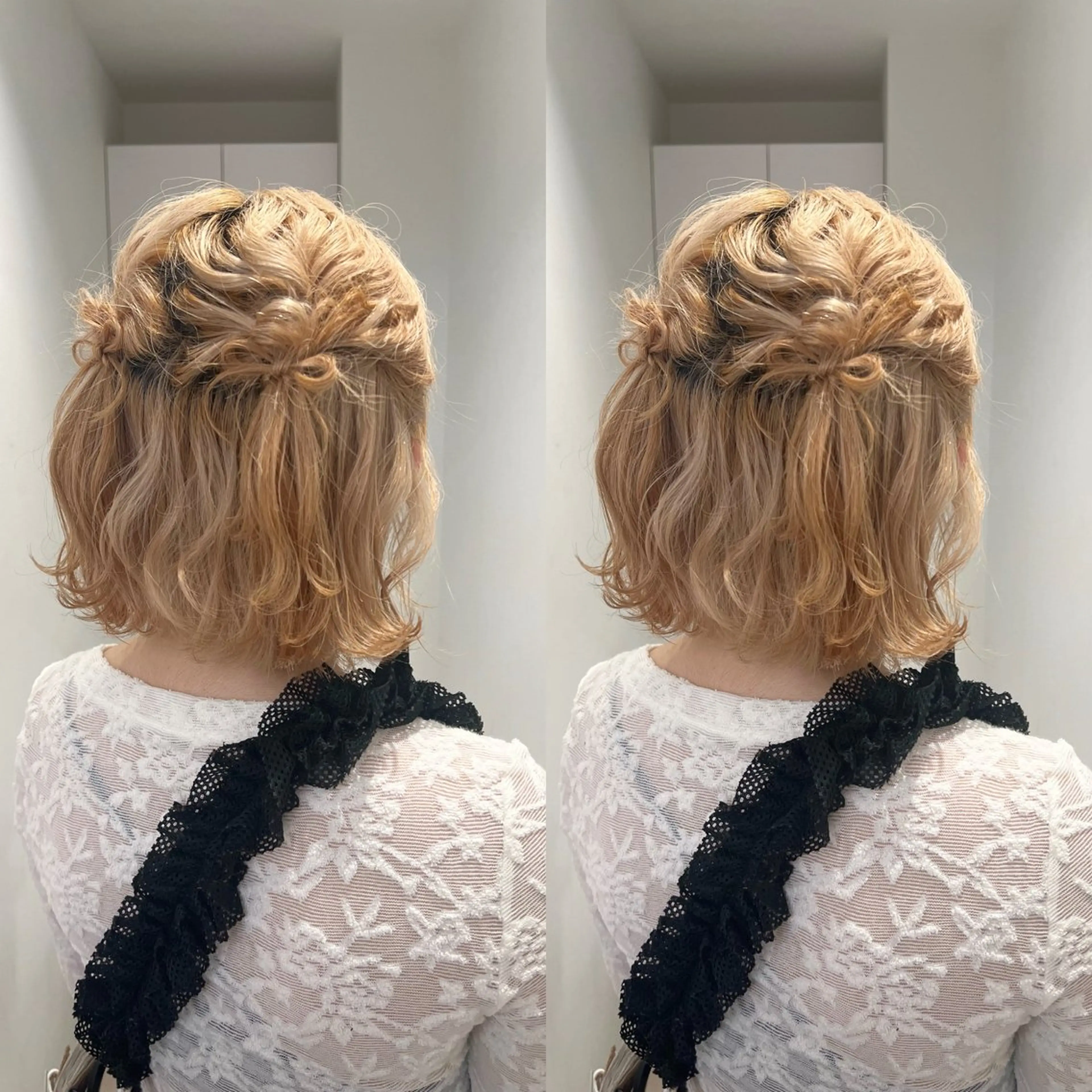 ヘアアレンジ ヘアセット アレンジ/ブラウン カラー HARU🕯のヘアスタイル