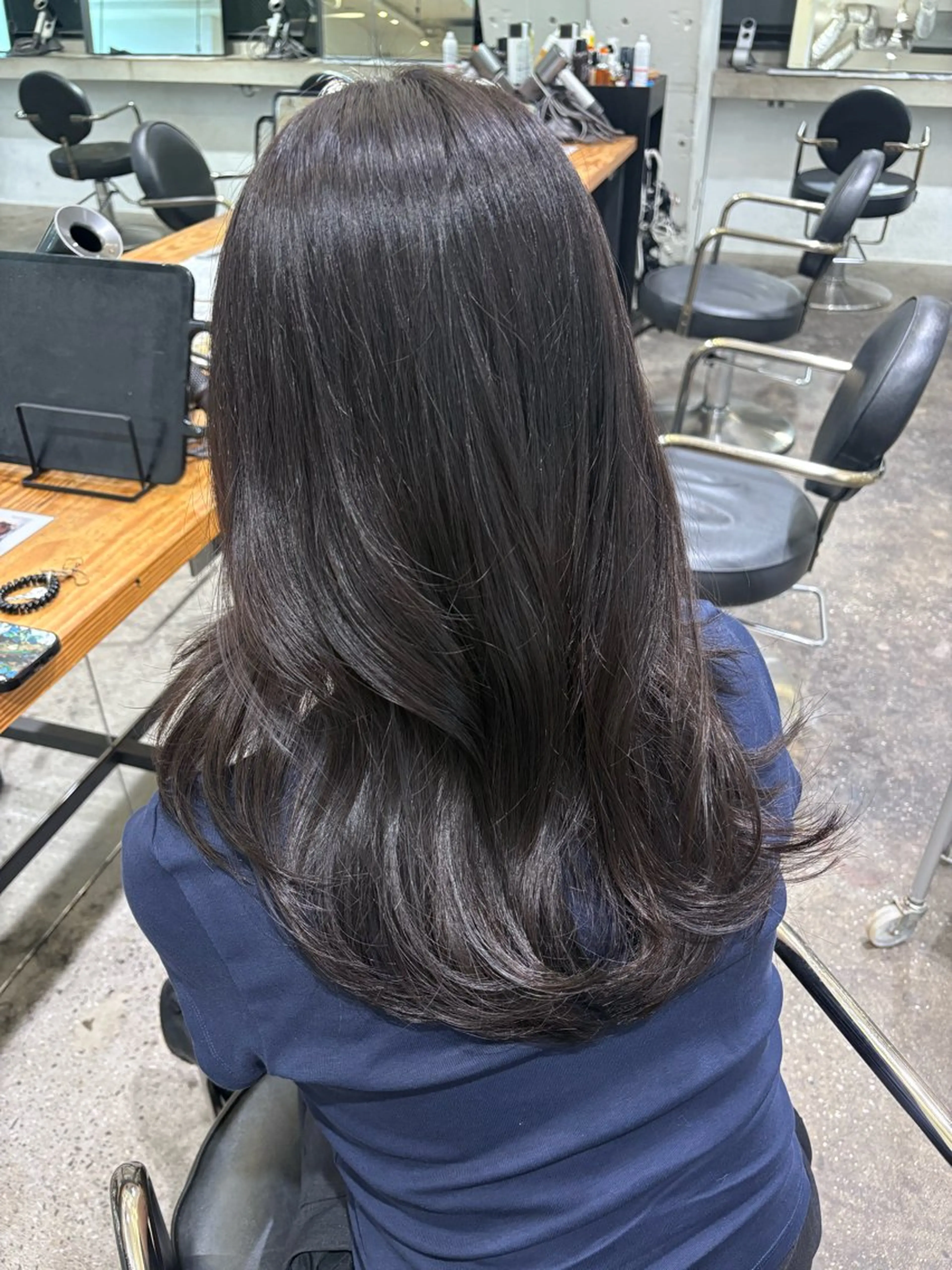 セミロング ヘアカラー 愛されヘア🌙♩.• 透明感カラー/こはるのヘアスタイル