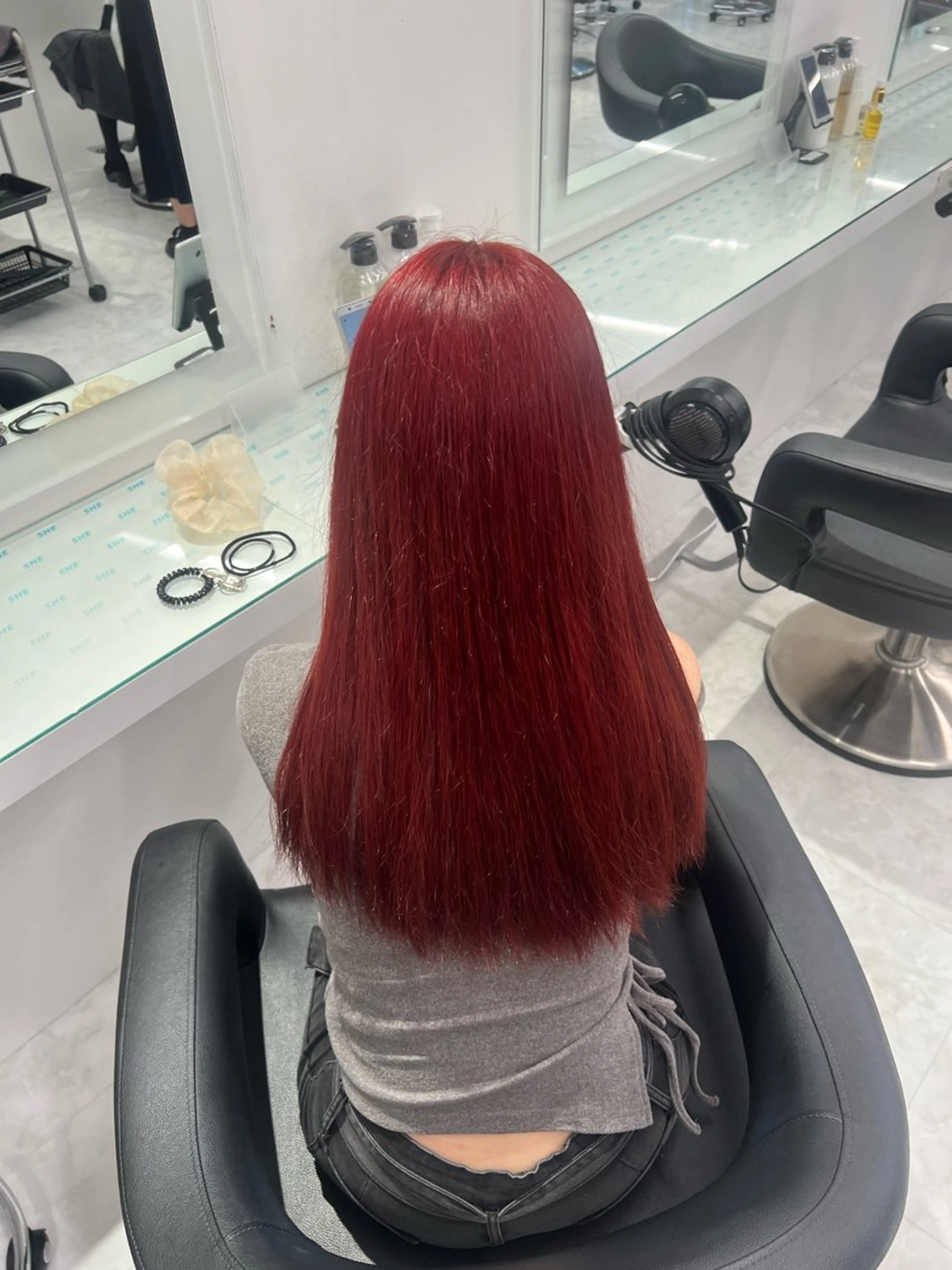 カラー ヘアカラー トリートメント ヘッドスパ ヘアセット ブリーチなし透明感 💗RYOTAのヘアスタイル