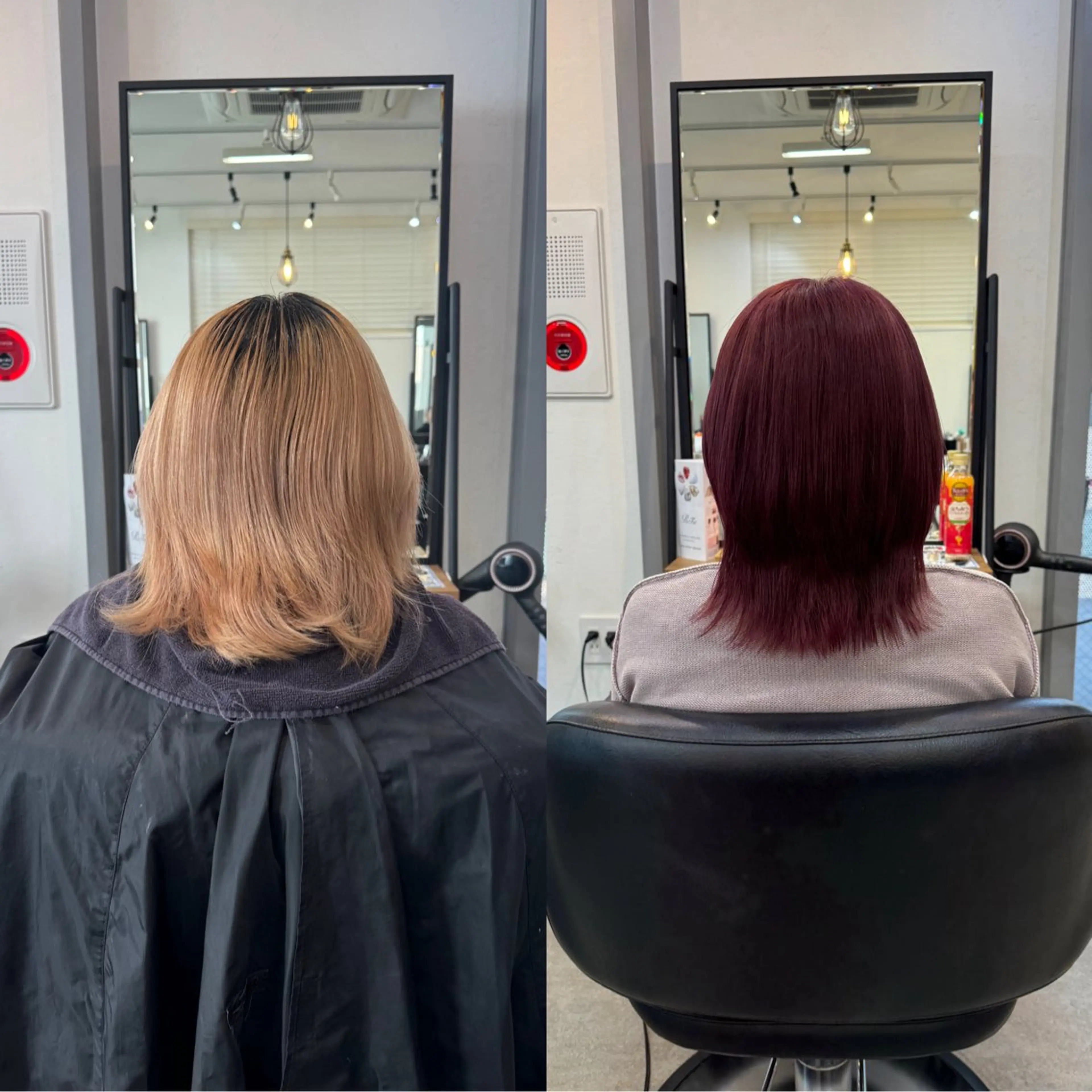 ショート カラー ヘアカラー トリートメント 髙橋 李里亜のヘアスタイル