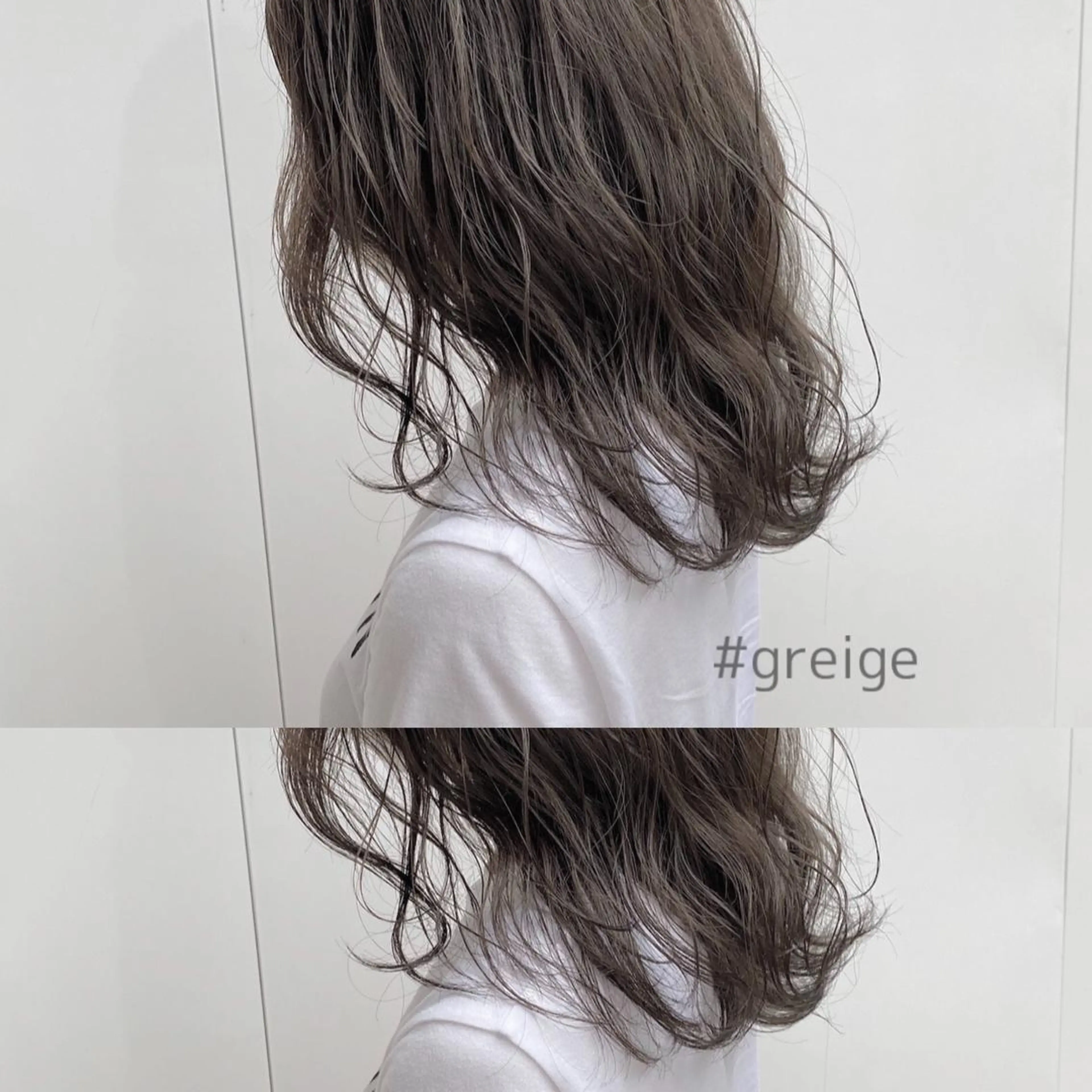 ミディアム カラー CLUTCH天王寺 西藤遥河のヘアスタイル