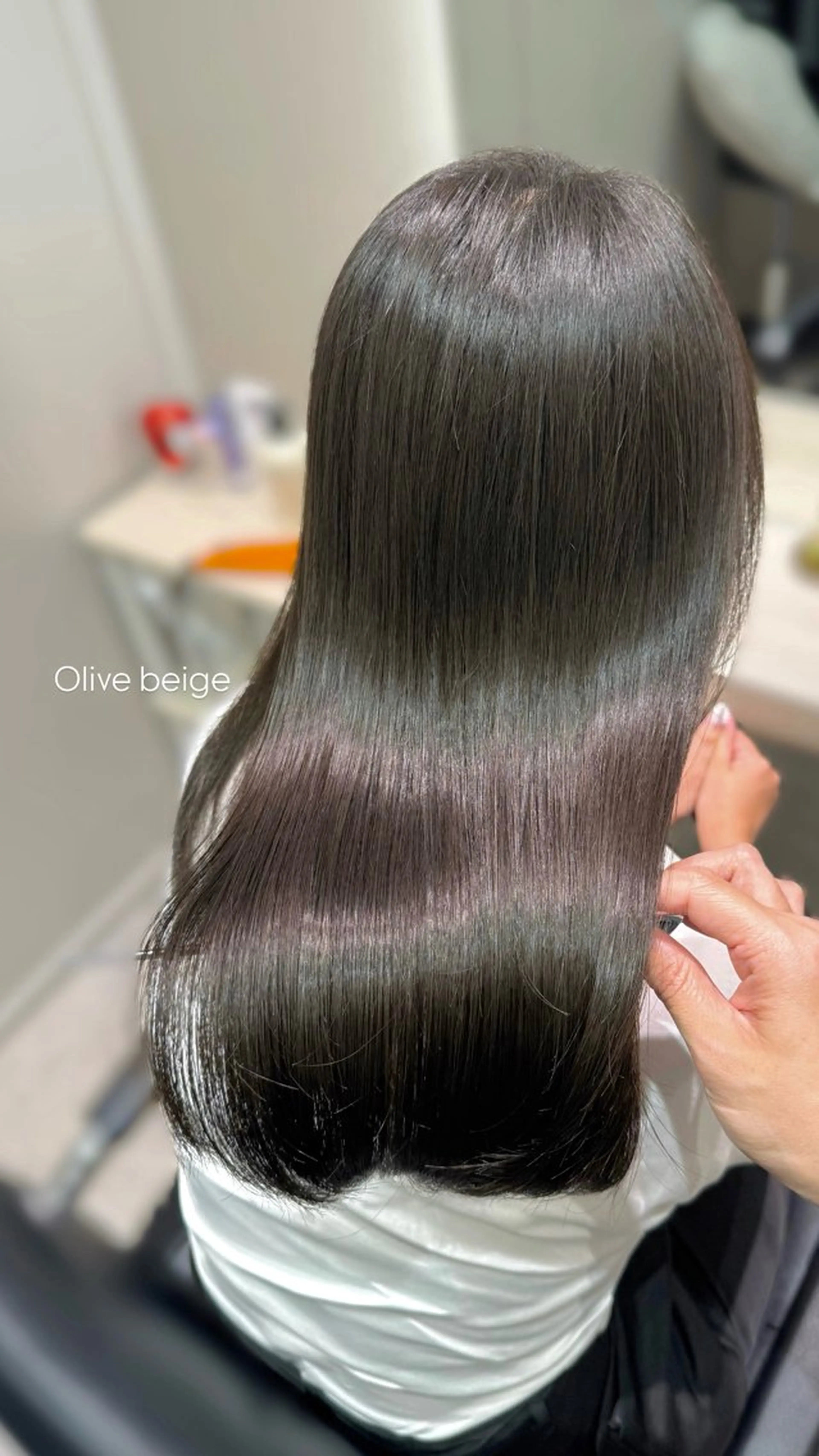 ロング カラー カット ヘアカラー トリートメント レイヤー/髪質改善カ ラ-🤍津田奈々美‎のヘアスタイル