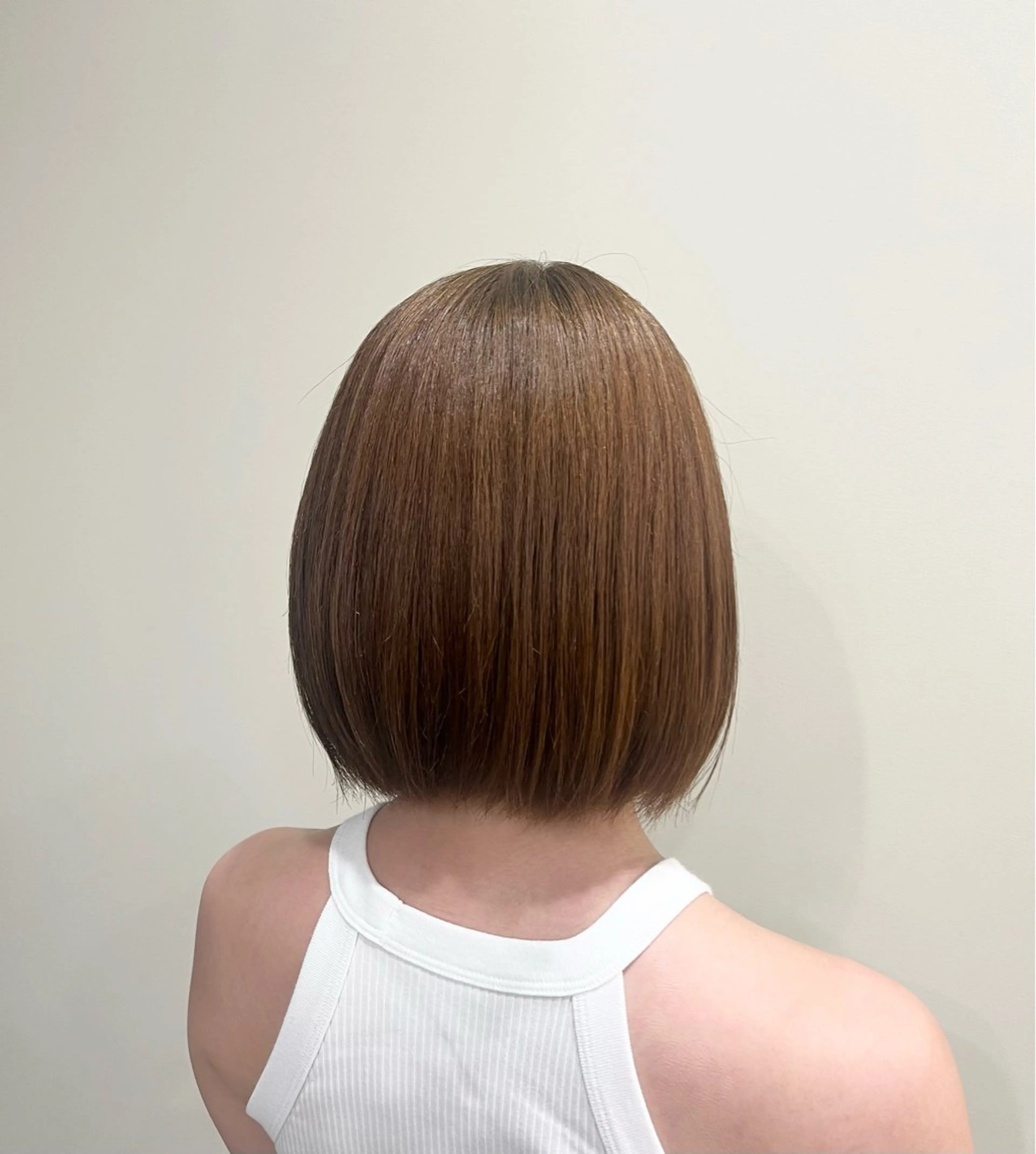 ミディアム カラー ヘアカラー トリートメント uni/haruhi ☀️透明感カラーのヘアスタイル
