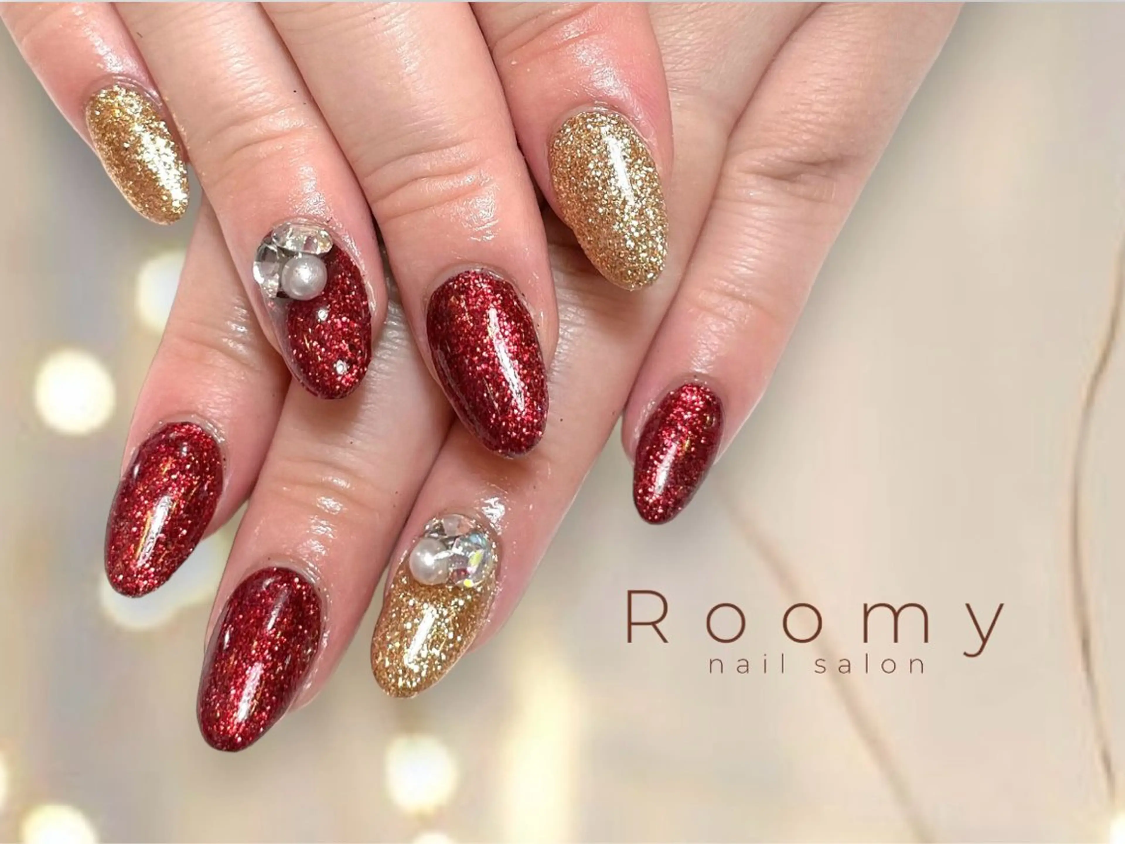 ネイル フットネイル ジェルネイル マグネットネイル パラジェル ハンドネイル nail salon Roomy 竹ノ塚所属・nail salon Roomy 竹ノ塚のネイルデザイン