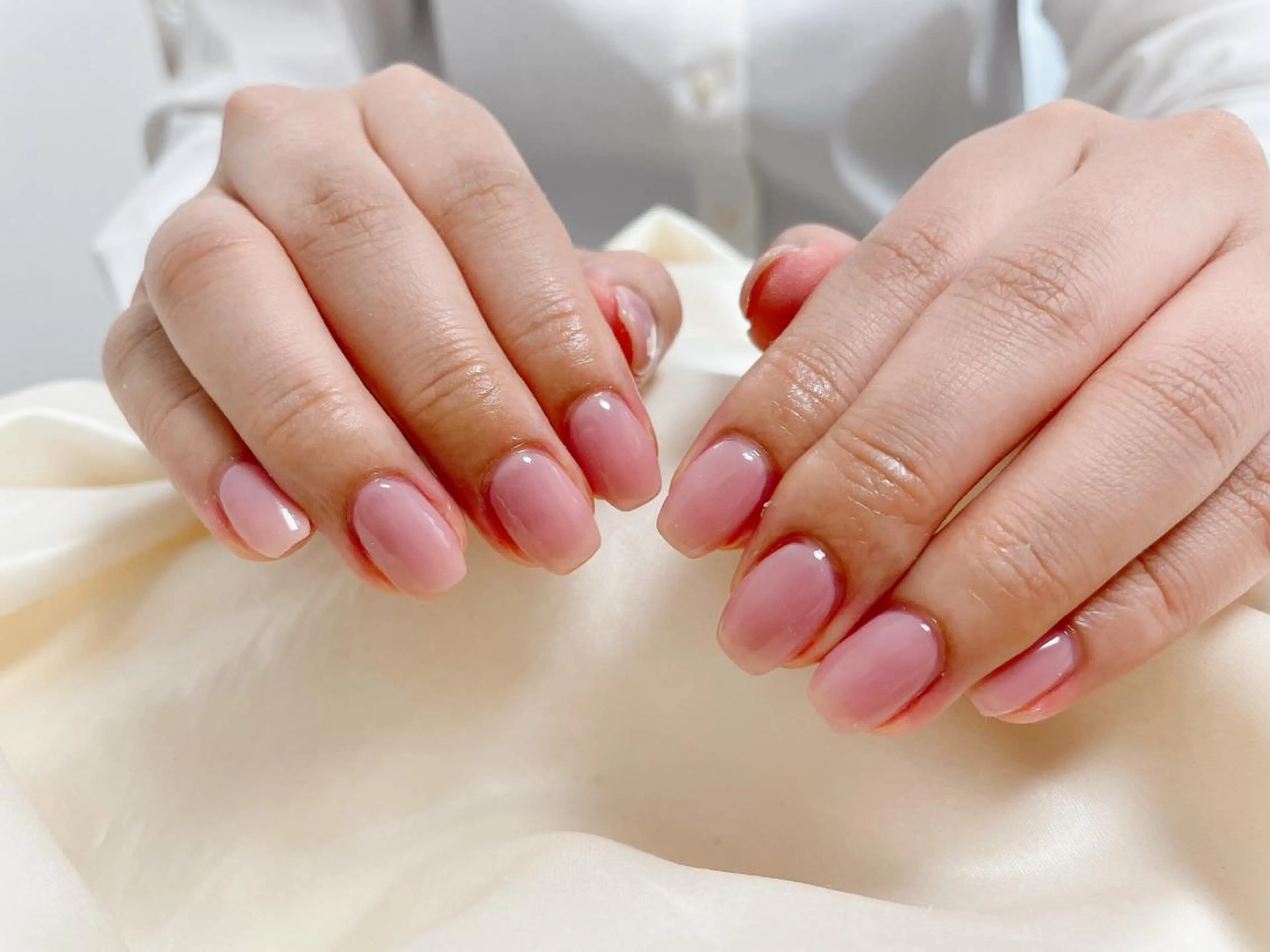 ネイル ピンク Mogu nail 二子玉川のネイルデザイン