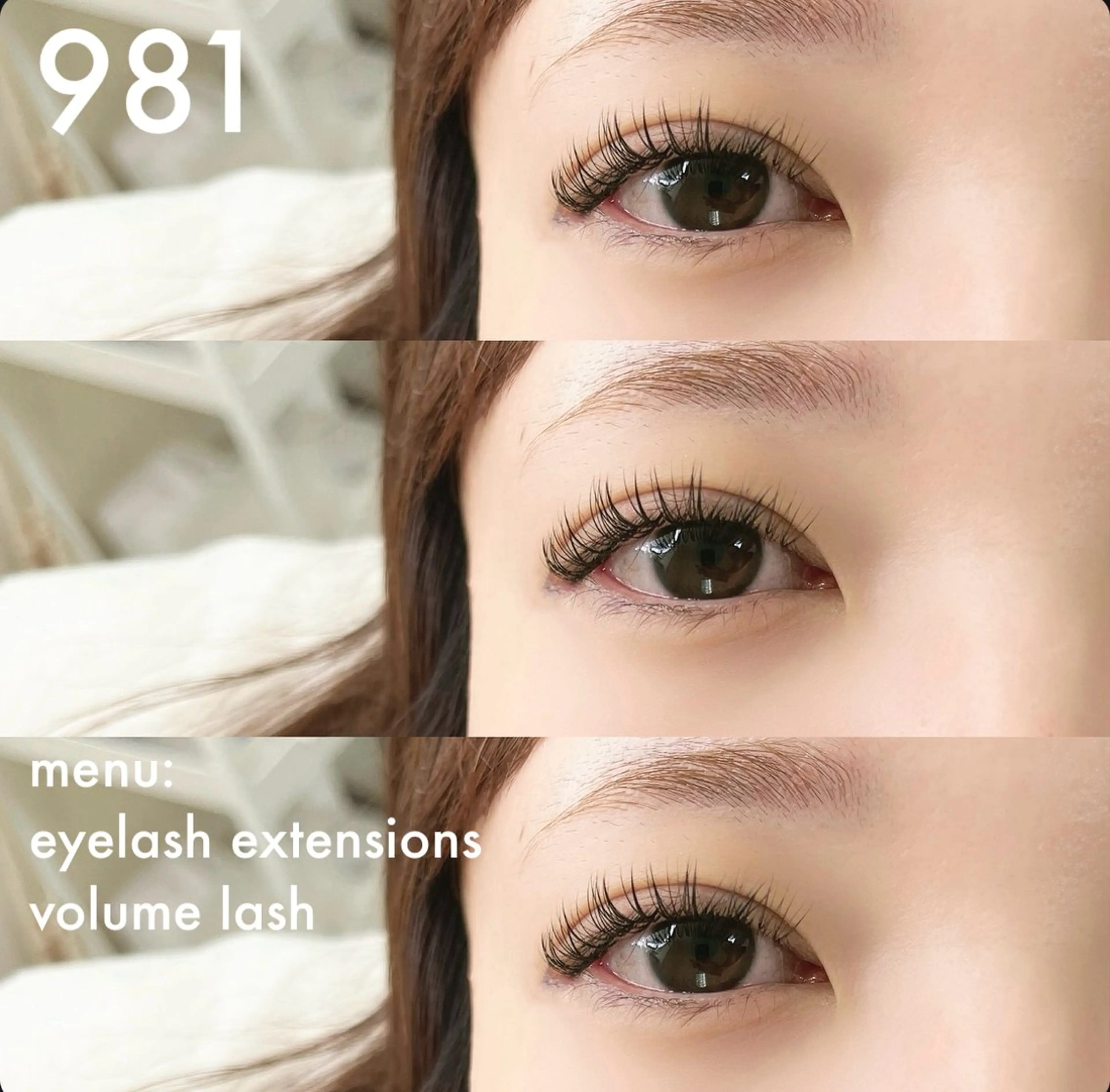 マツエク・マツパ 981所属・981 KURUMIのマツエク・マツパデザイン