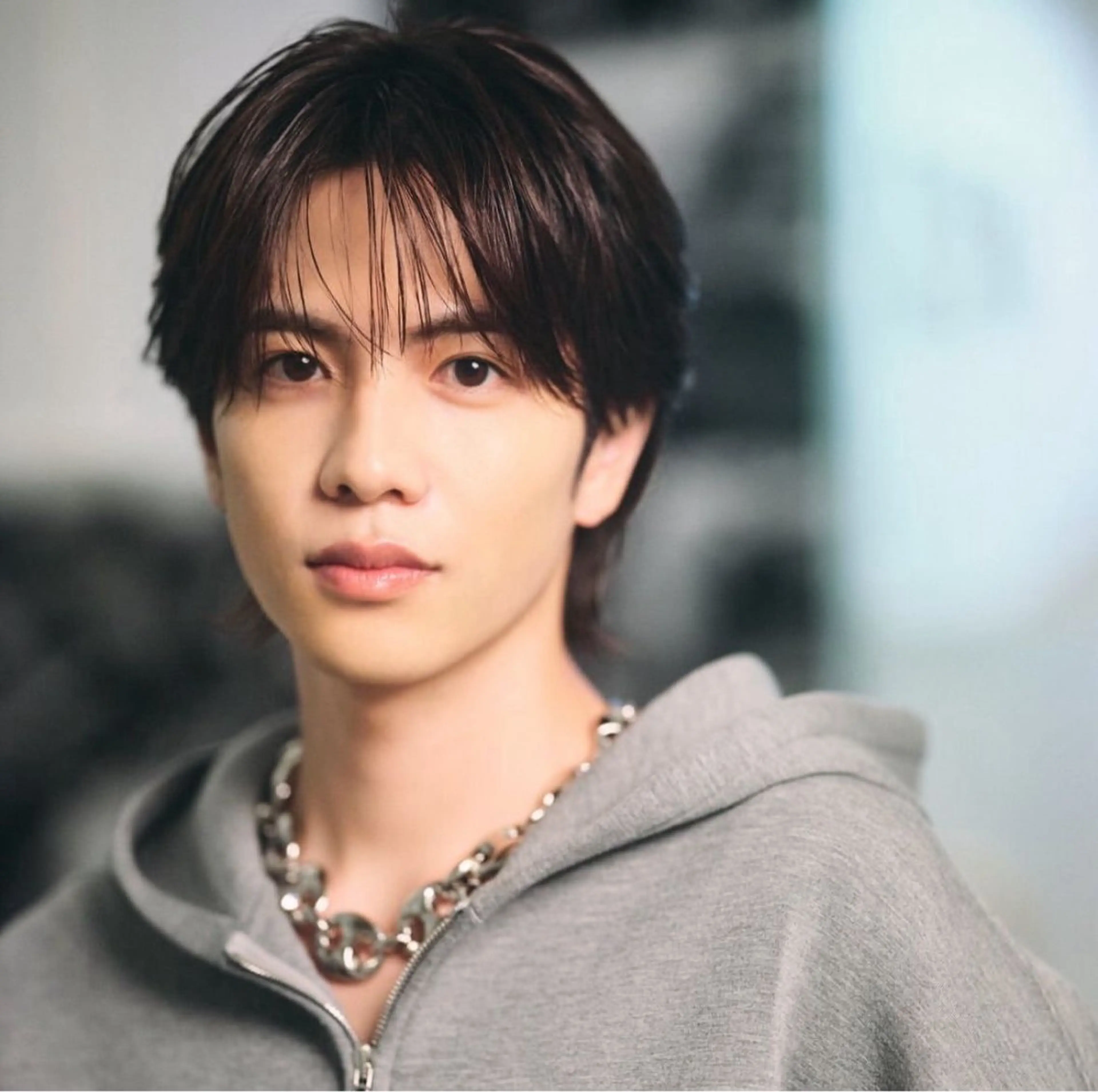 ミディアム メンズ マッシュ シースルーマッシュ カット ヘアセット 🔆メンズ特化/韓国 /江戸谷大晴🔆のヘアスタイル