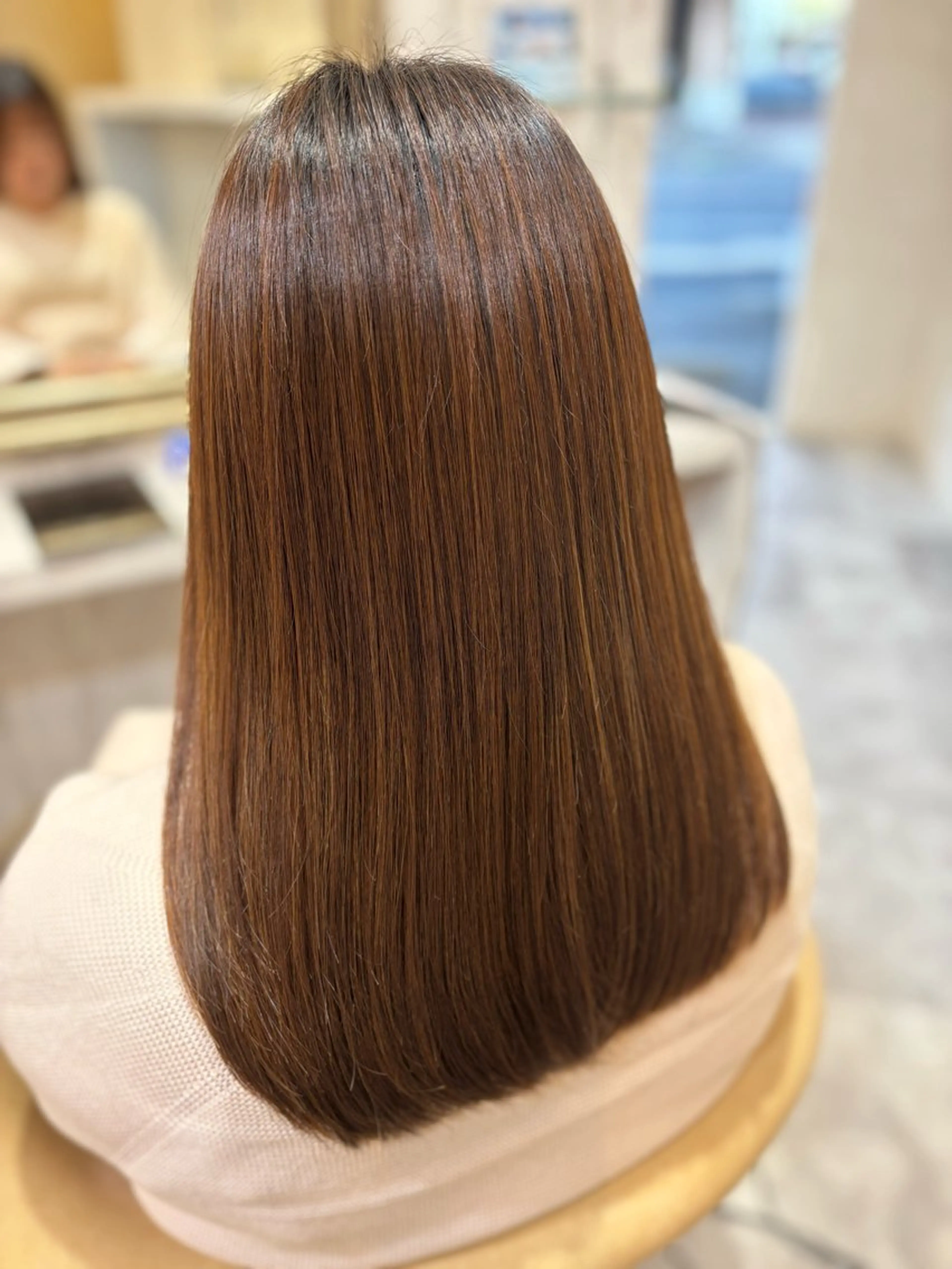 ロング 縮毛矯正 Lupinus hair design所属・Matsuo Eisukeのヘアスタイル