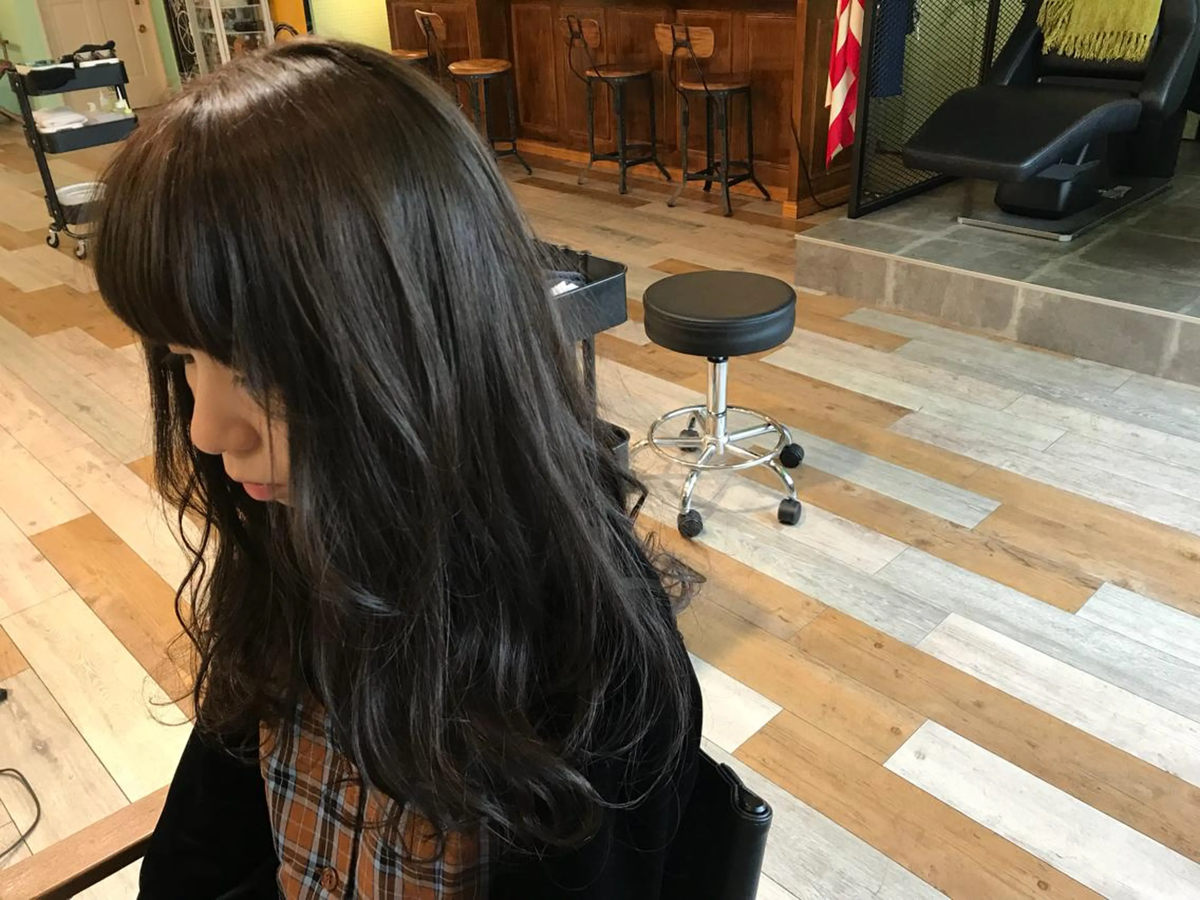 セミロング AUBEHAIRpeony所属・山形酸性ストレート 古川✂︎のヘアスタイル