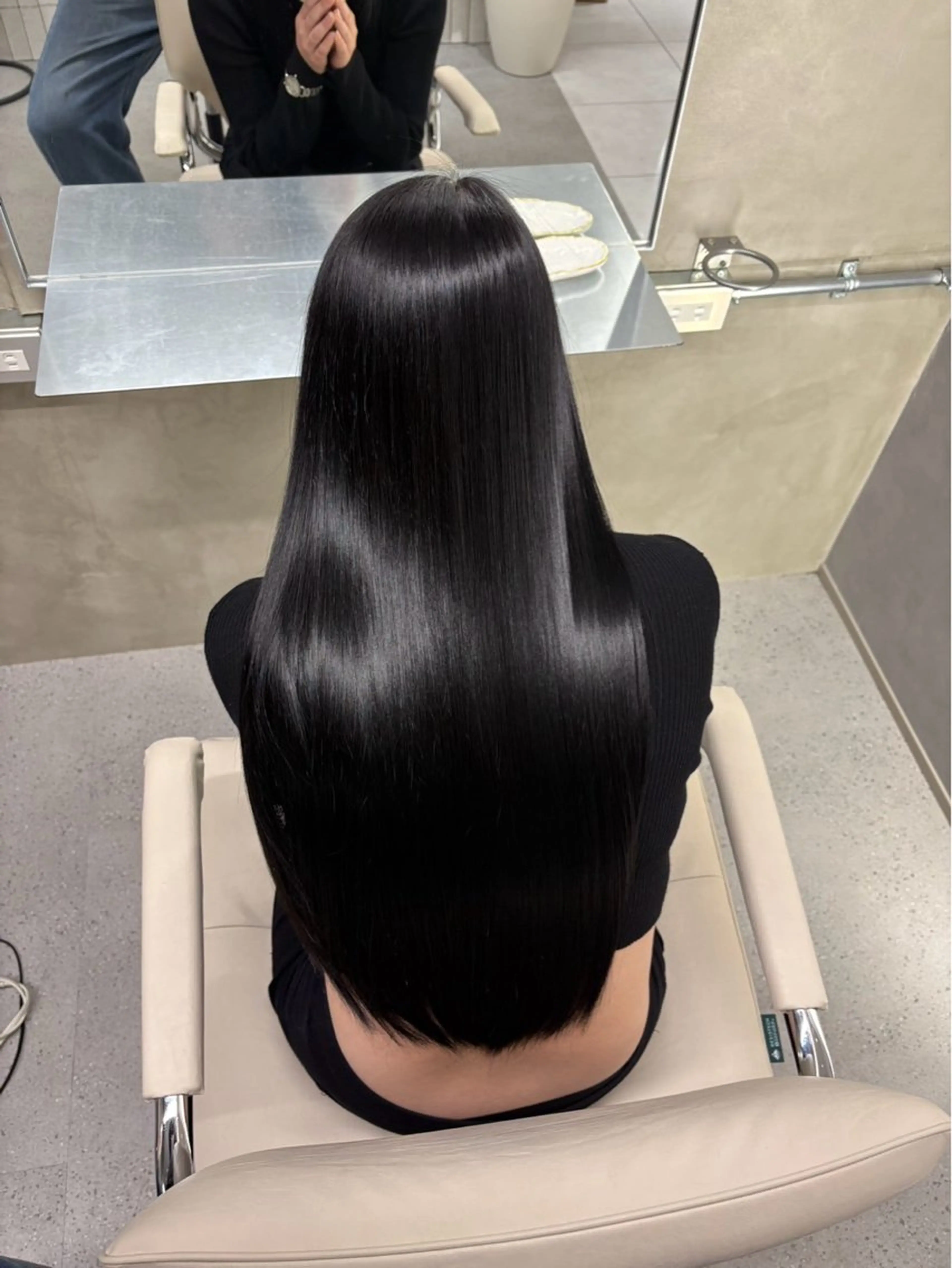 ロング カット ヘアカラー トリートメント 阿倍野/髪質改善 /縮毛矯正/坪田幸広のヘアスタイル