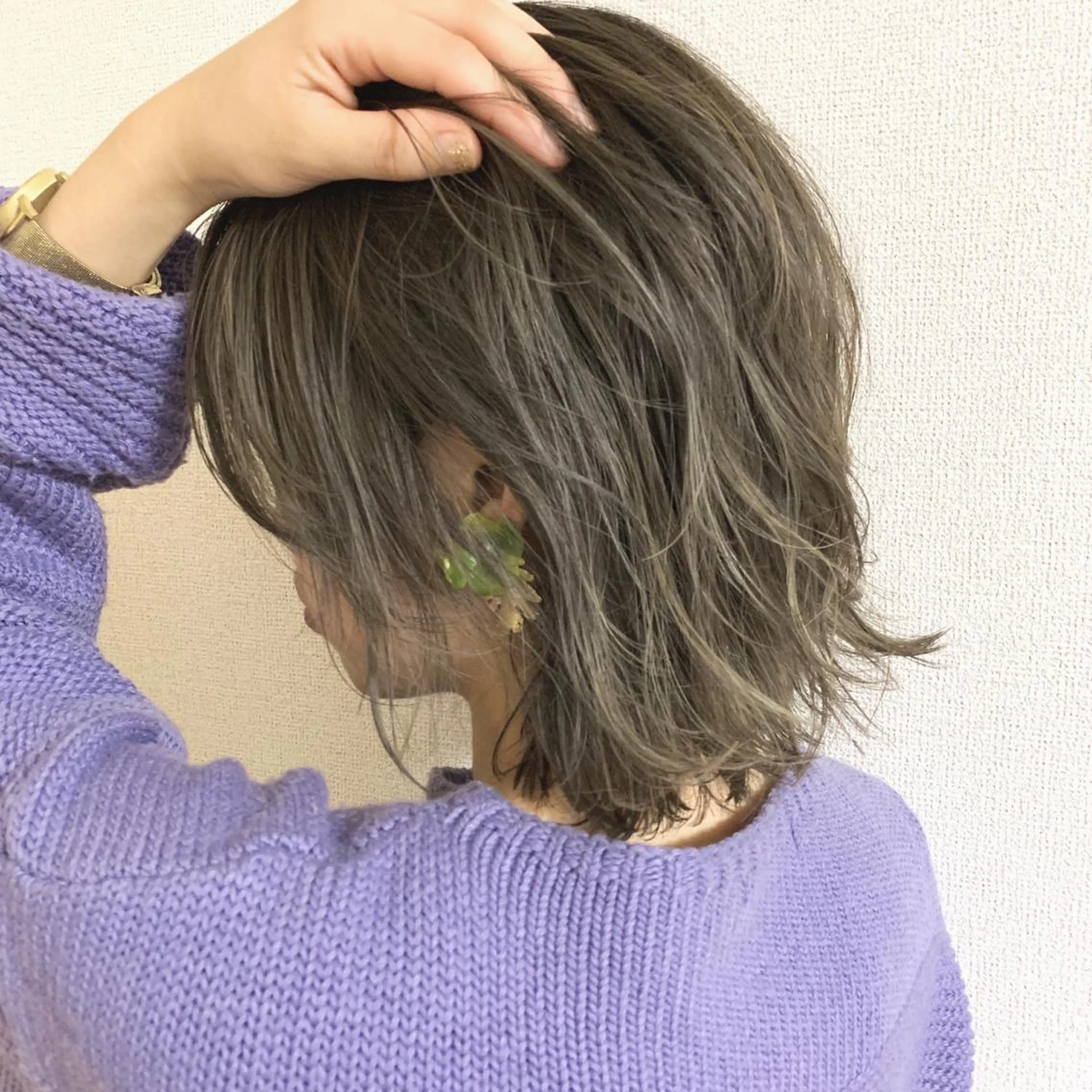 ショート ハイライト 本町/心斎橋/北堀江 透明感カラーSANCのヘアスタイル