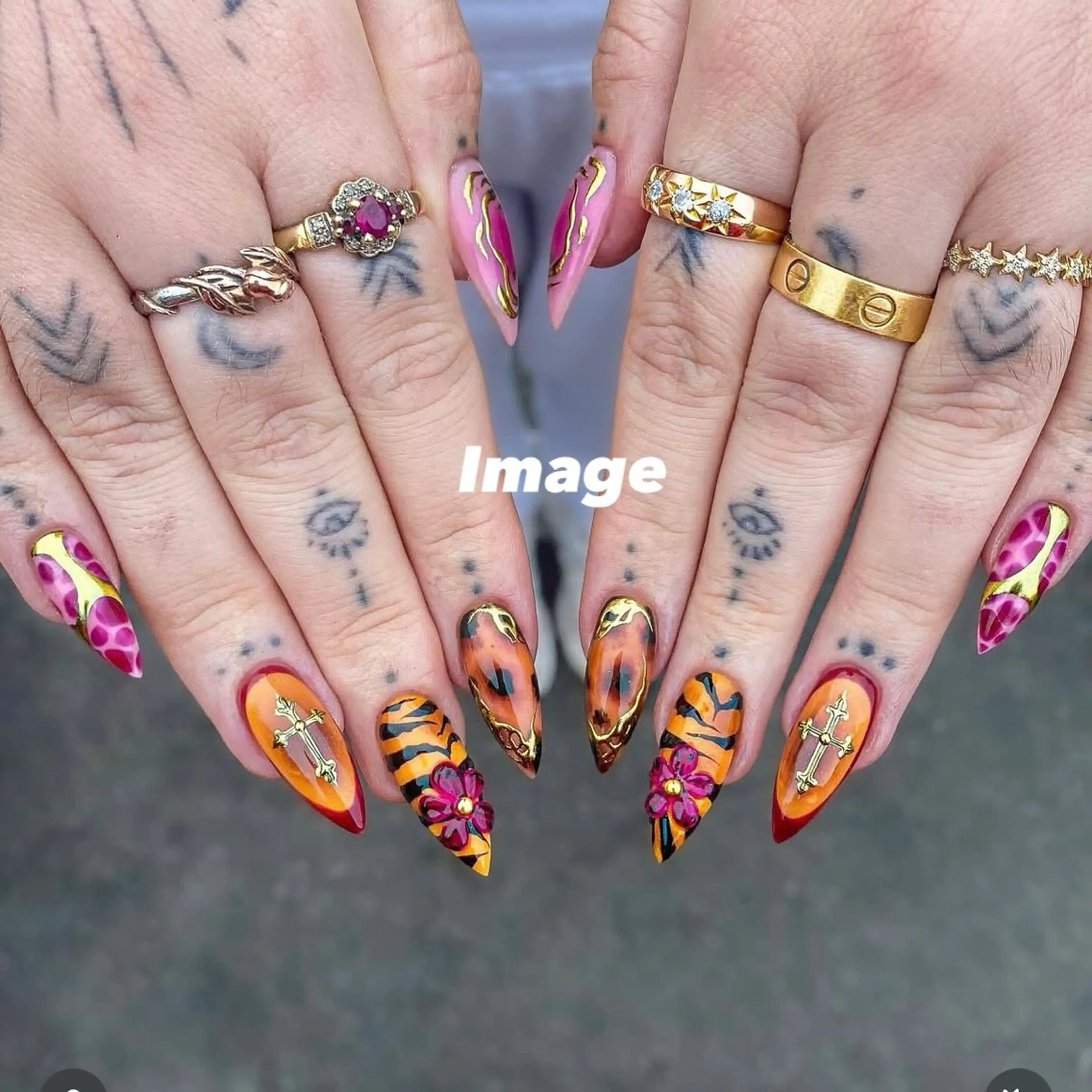 ネイル ロングネイル Nail salon Euphoria所属・Nail salon Euphoriaのネイルデザイン