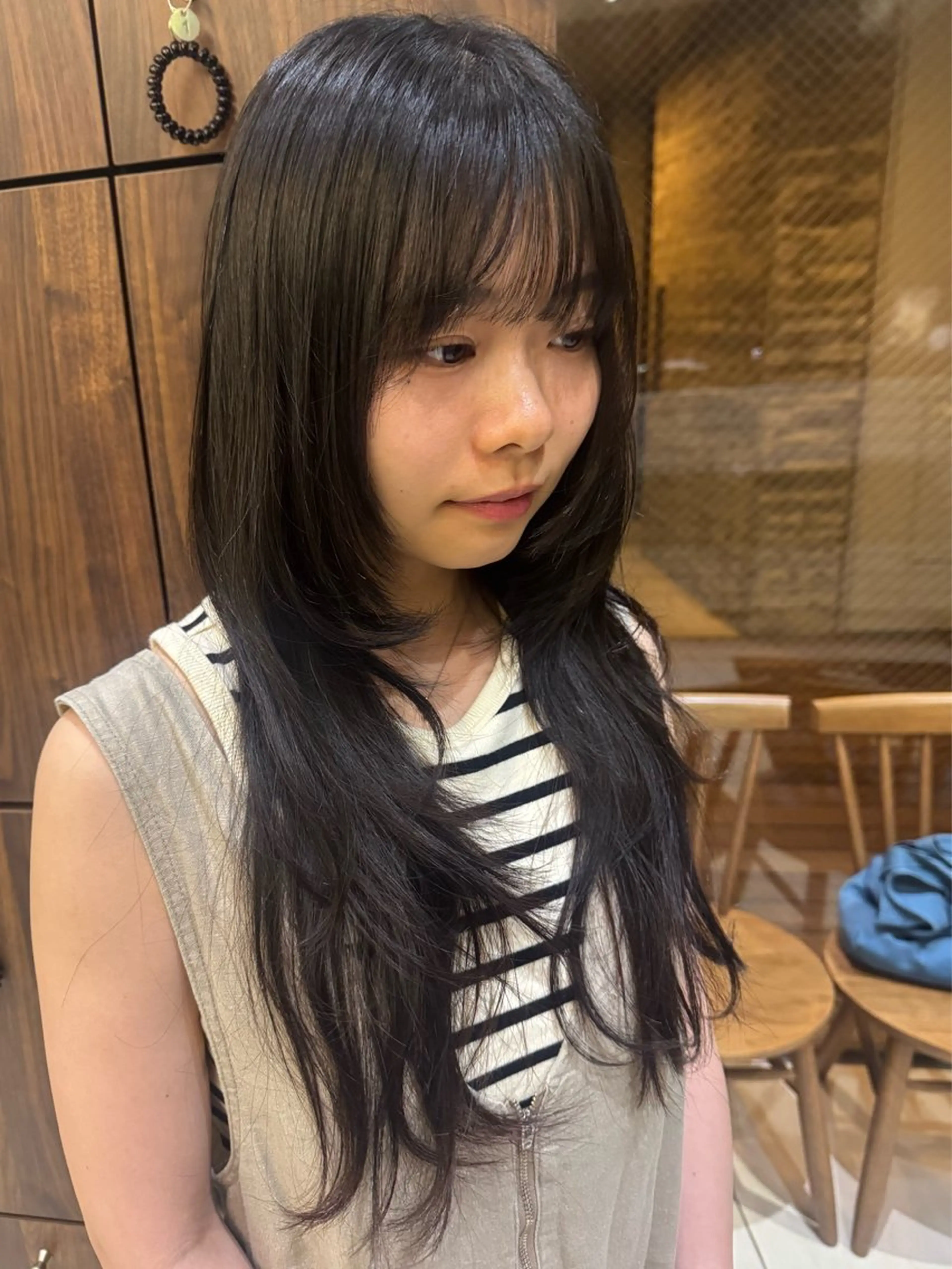 ロング ⭐︎レイヤーカット 深井朱莉⭐︎のヘアスタイル