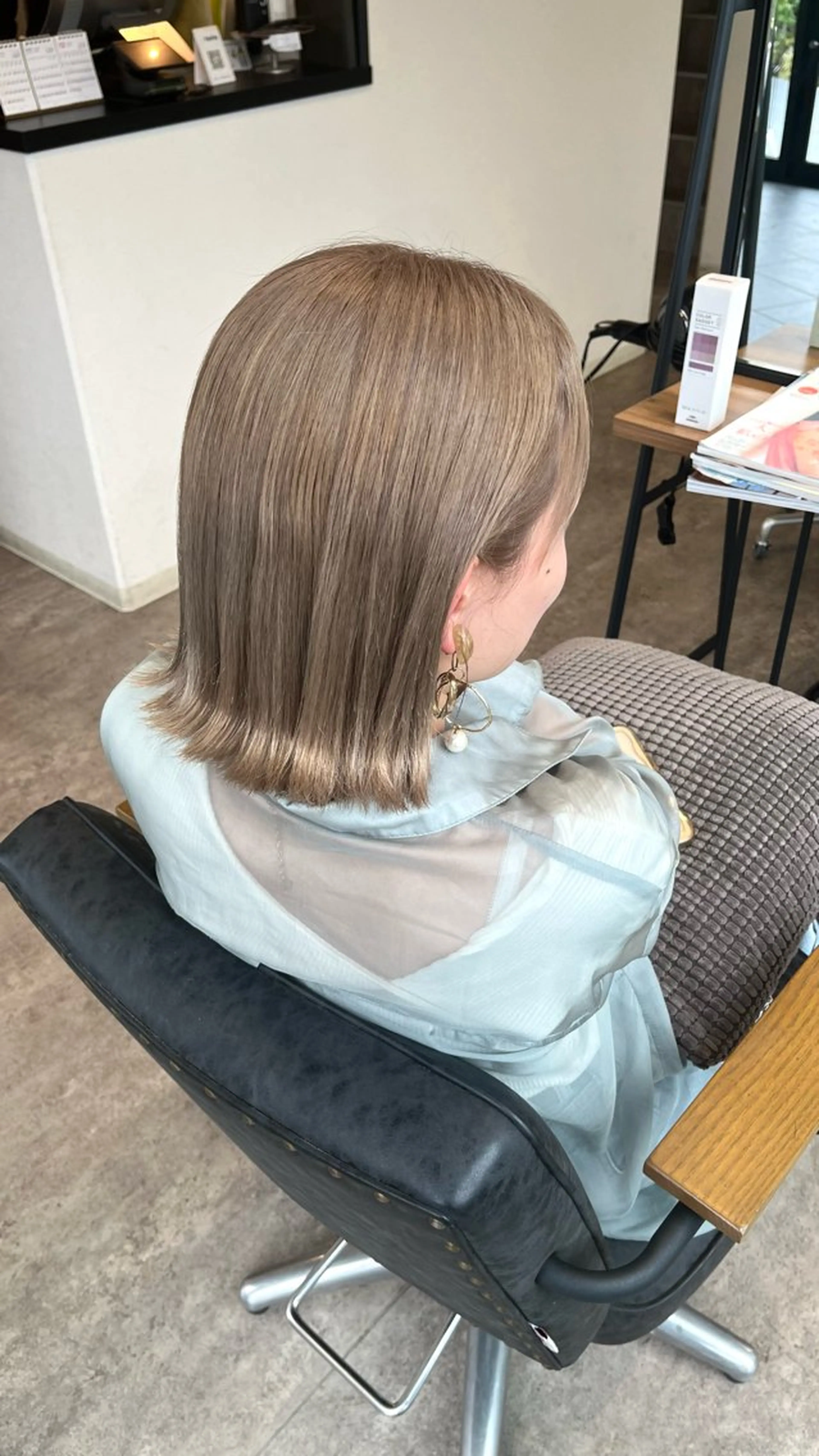 ミディアム カラー ヘアカラー STRAAL所属・カラーモデル🩷 ゆうかのヘアスタイル