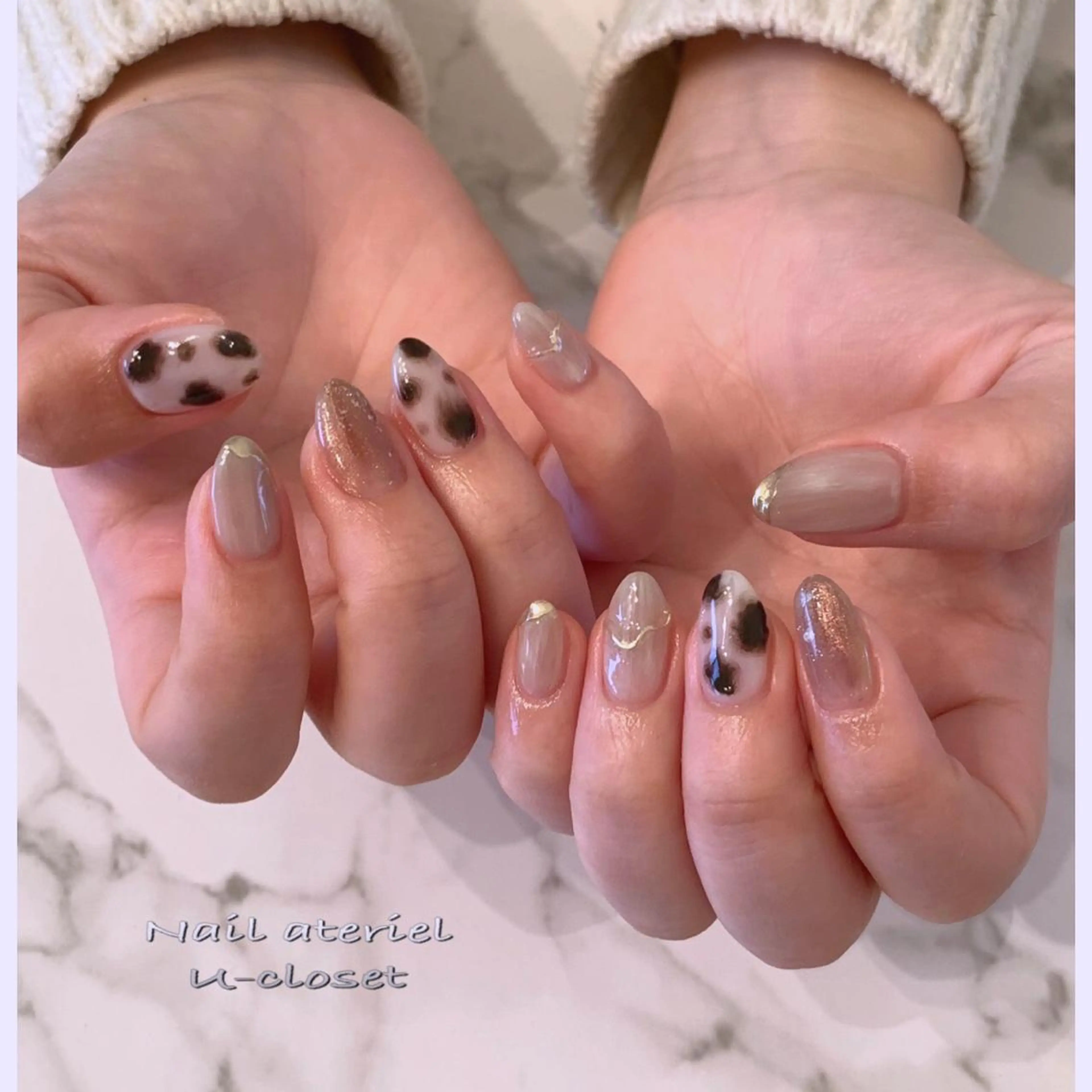 ネイル ハンドネイル u closetのネイルデザイン