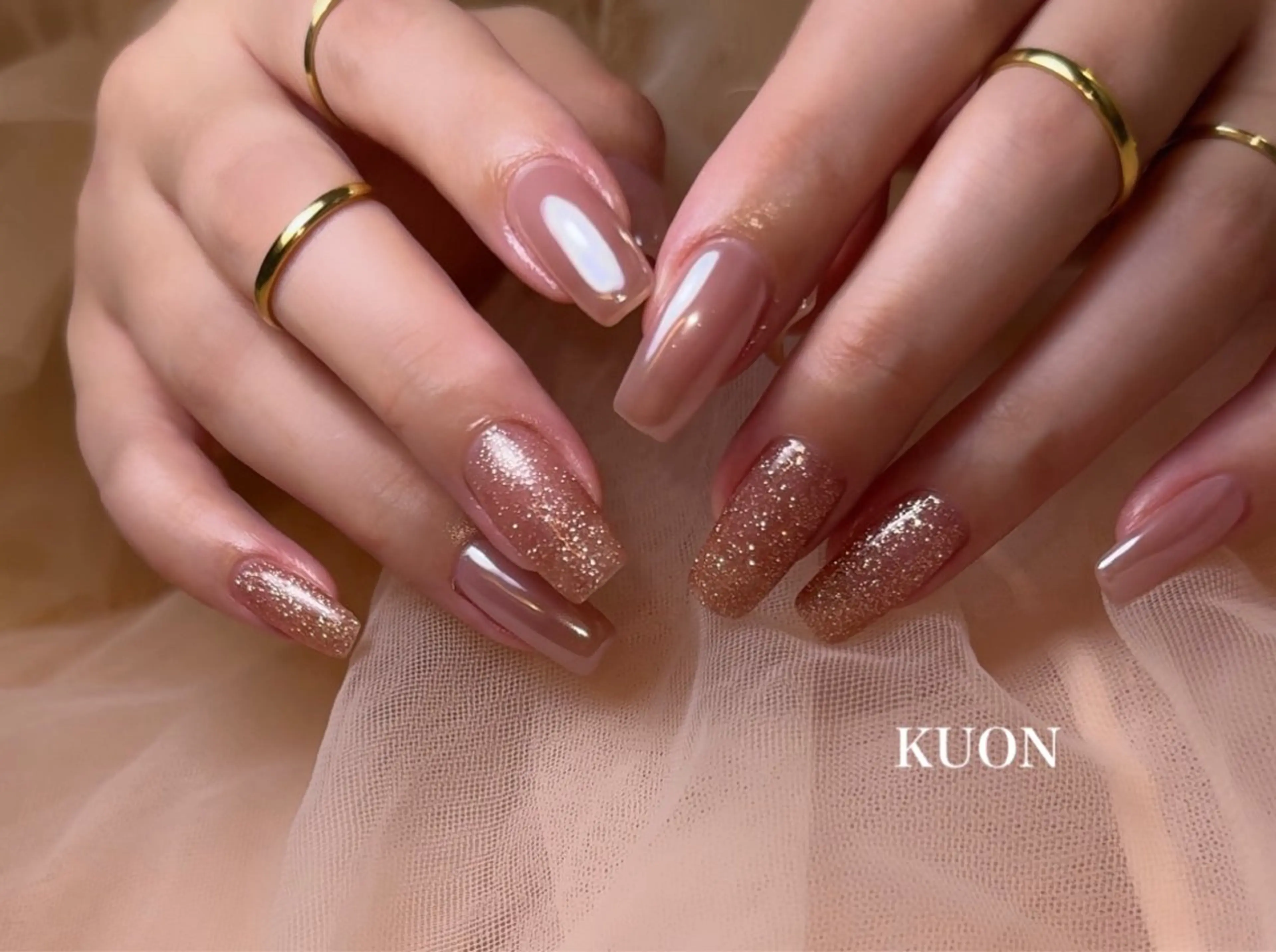 ネイル KUON 本町阿波座のネイルデザイン