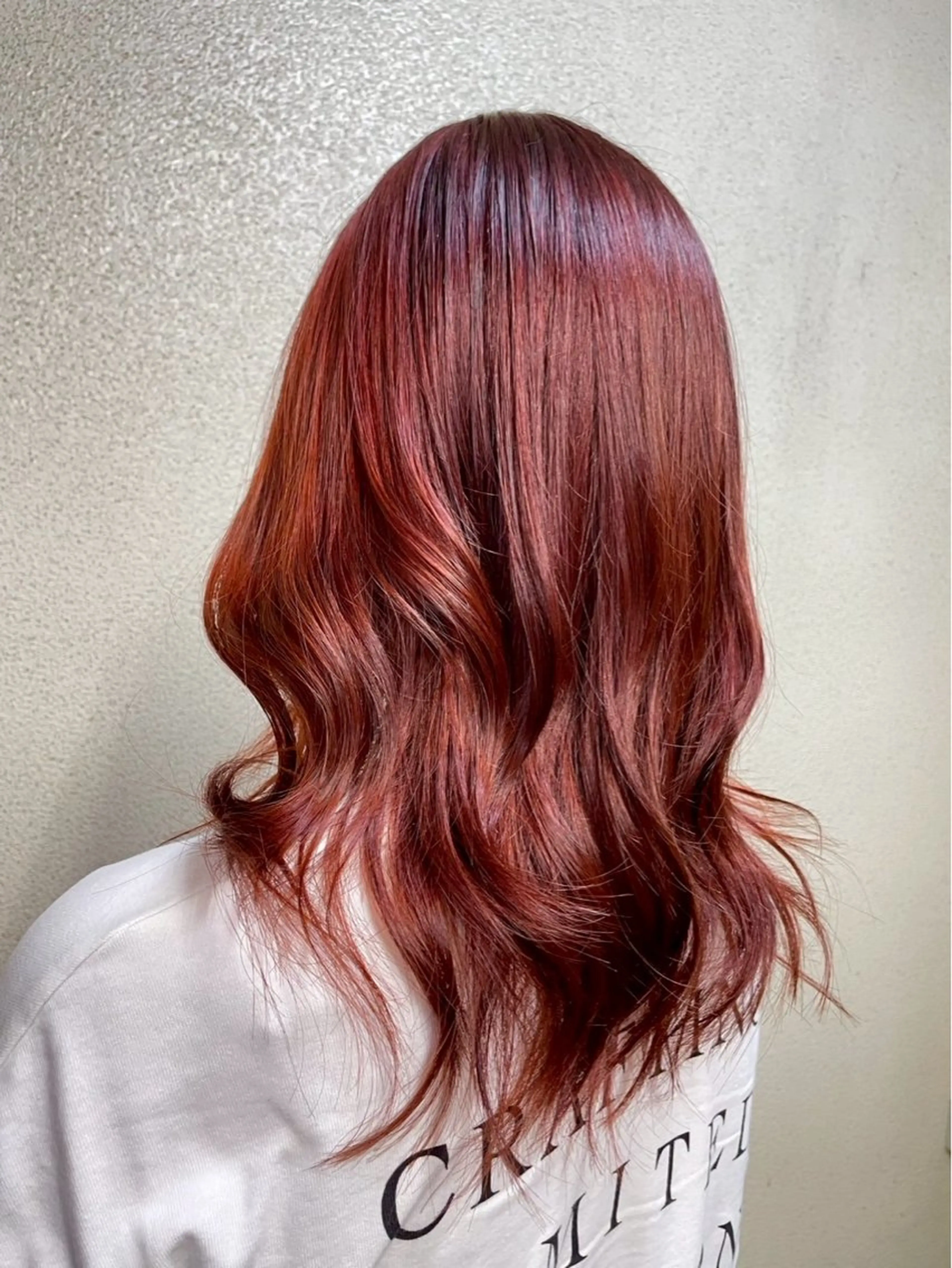カラー ヘアカラー 暖色color🍒 あやかのヘアスタイル