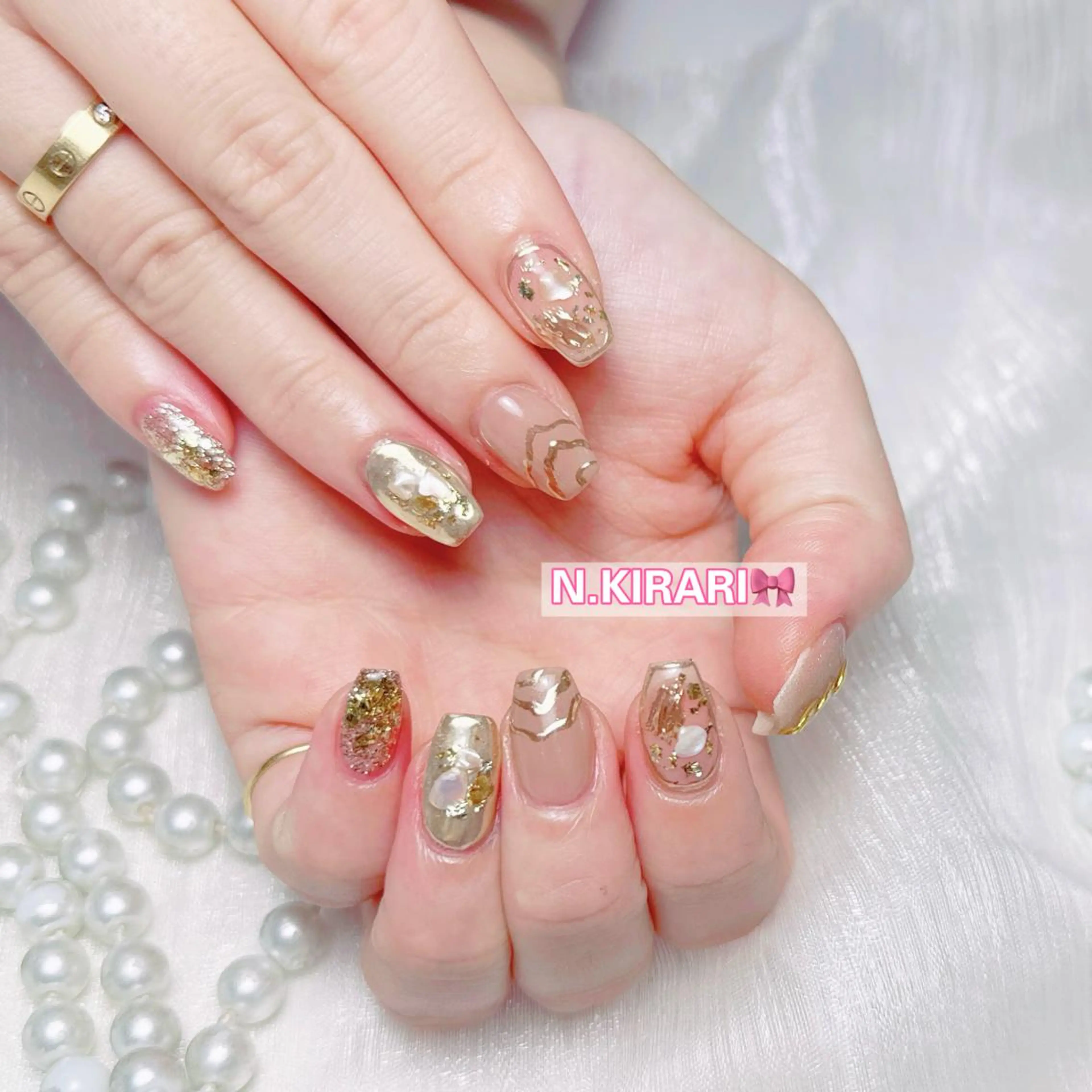 ネイル 🎀 ユズ 🎀のネイルデザイン