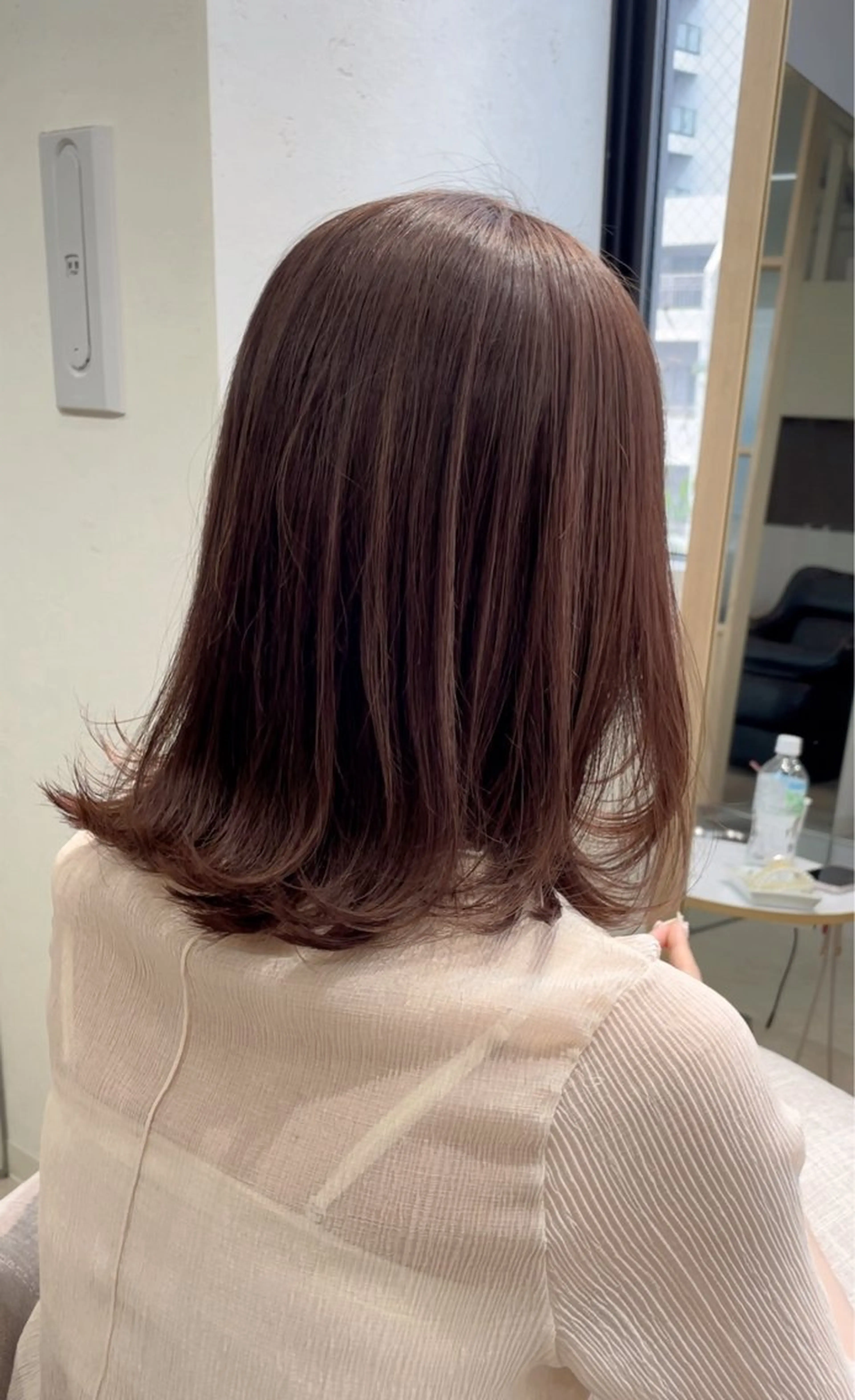 ミディアム ヘアカラー 渡辺 あいかのヘアスタイル
