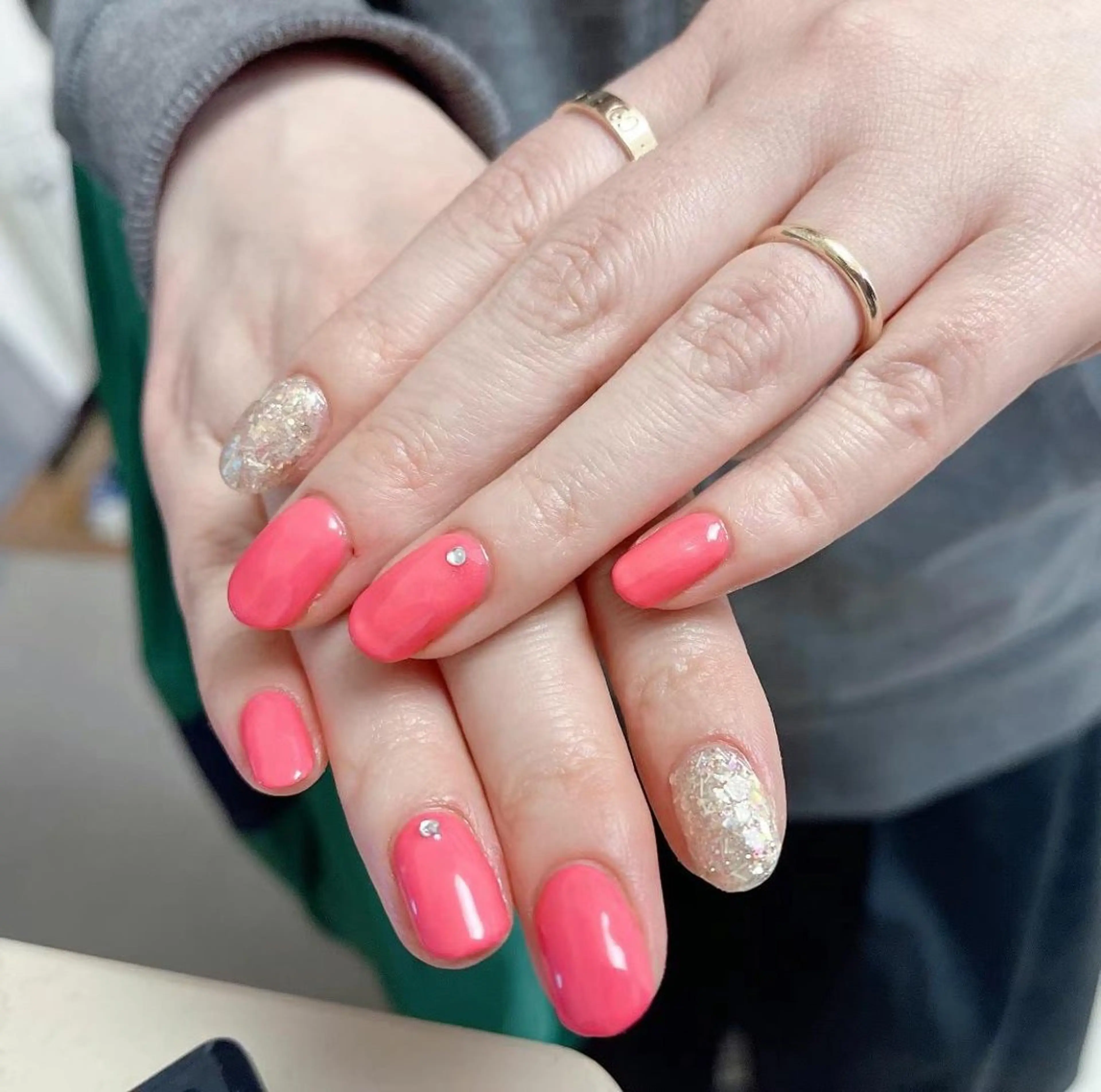 ネイル ワンカラーネイル 🎀ネイルサロン エクラYUI🎀のネイルデザイン