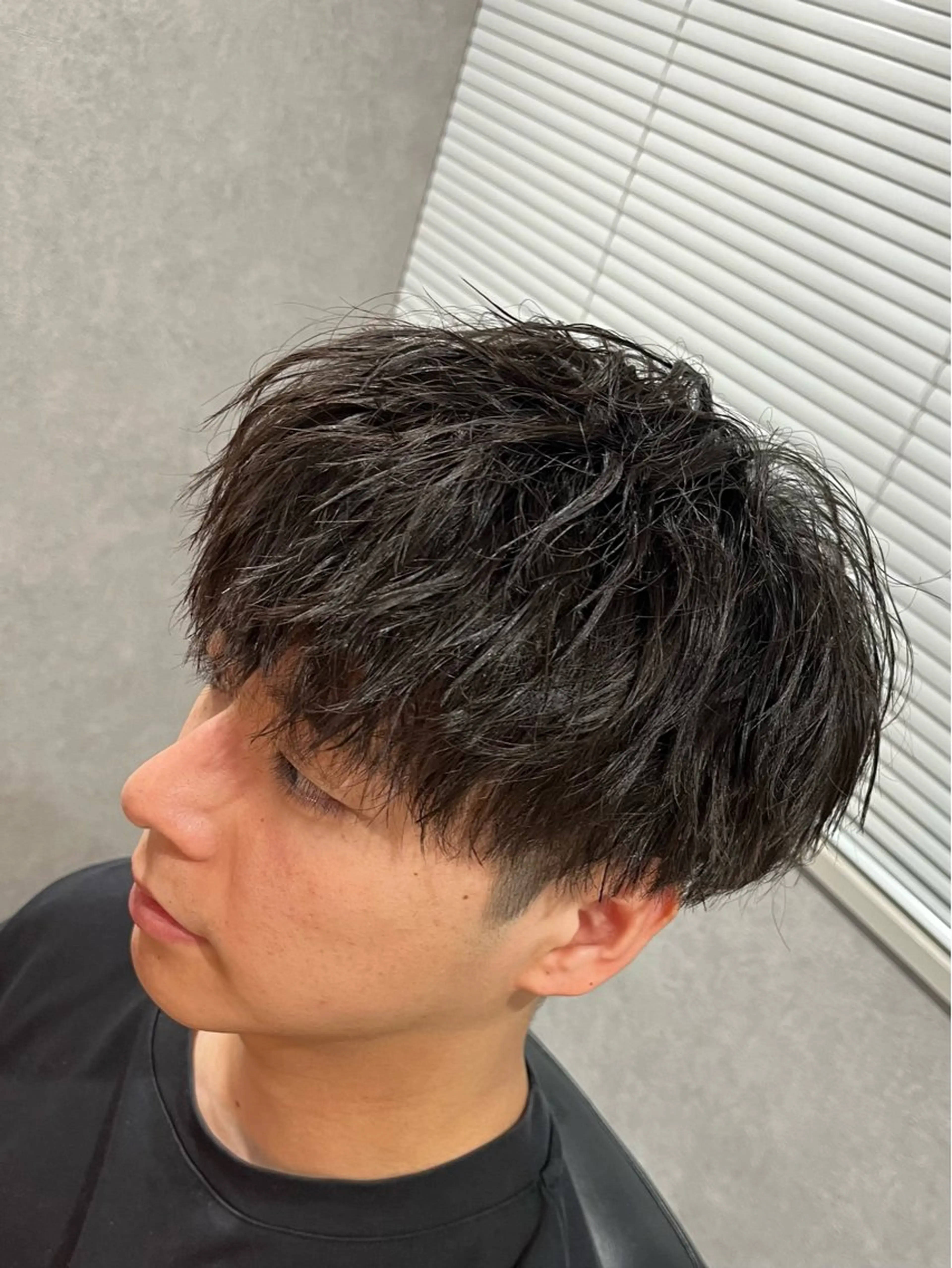 ミディアム カット パーマ CuMARi所属・歴7年🔥メンズ専門 100％満足させますのヘアスタイル