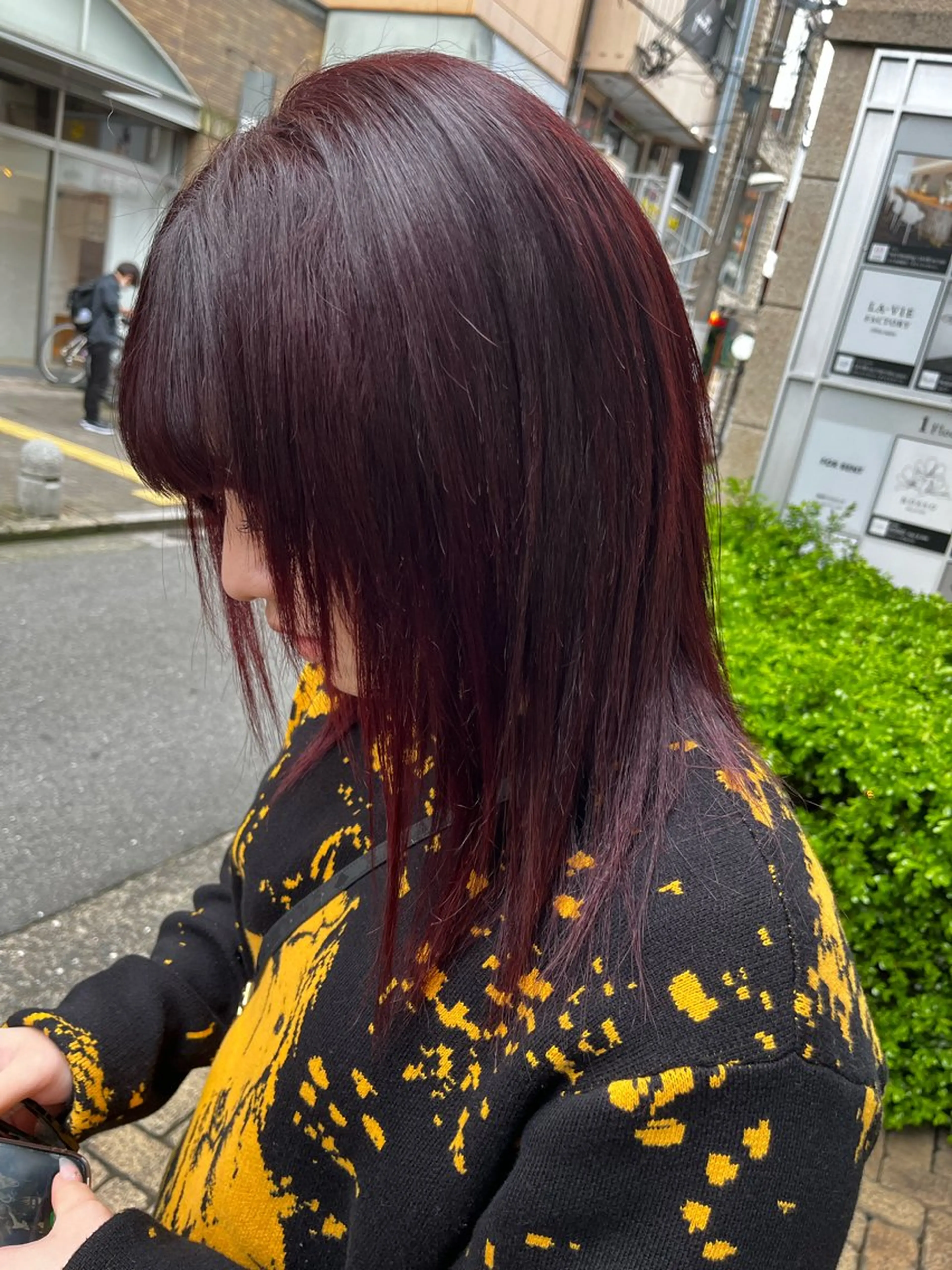 セミロング ヘアカラー トリートメント ROSSO Hair＆SPA  香椎宮前店所属・SHIINA 香椎宮前店のヘアスタイル