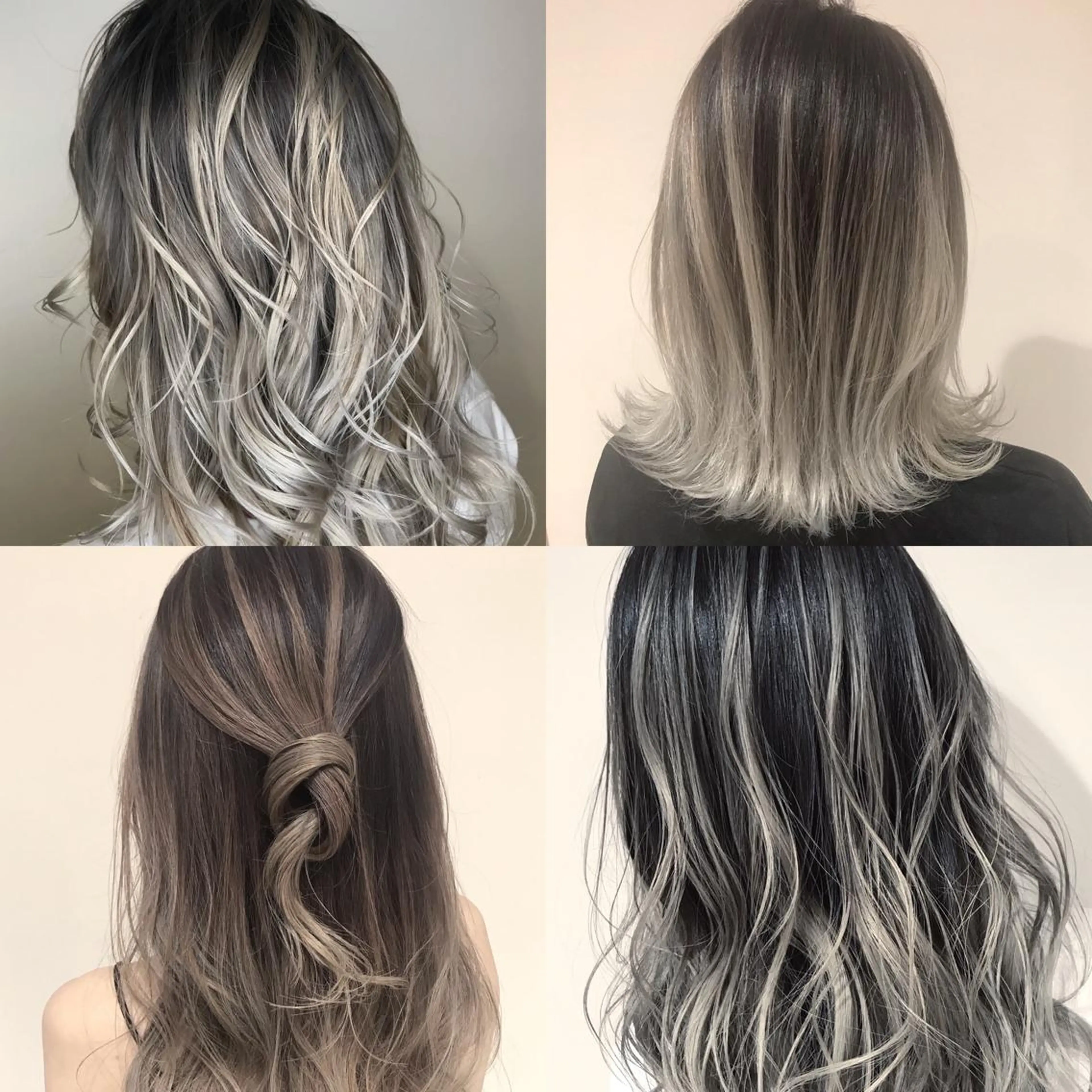 セミロング カラー ブリーチなしダブルカ ラー／髪質改善カラーのヘアスタイル