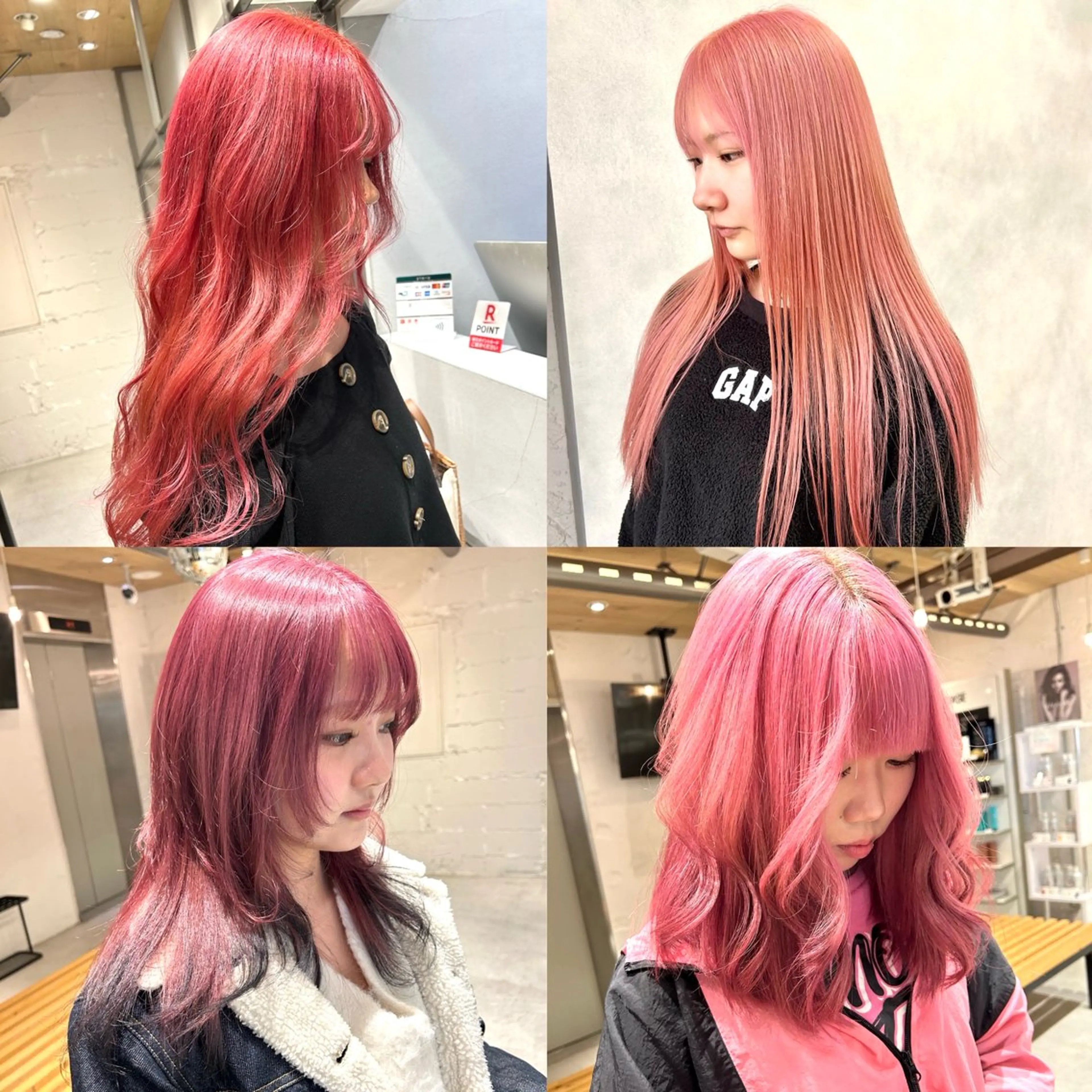 ミディアム カラー カット ヘアカラー トリートメント ✨ブリーチ特化✨ 💚Acchon💚のヘアスタイル
