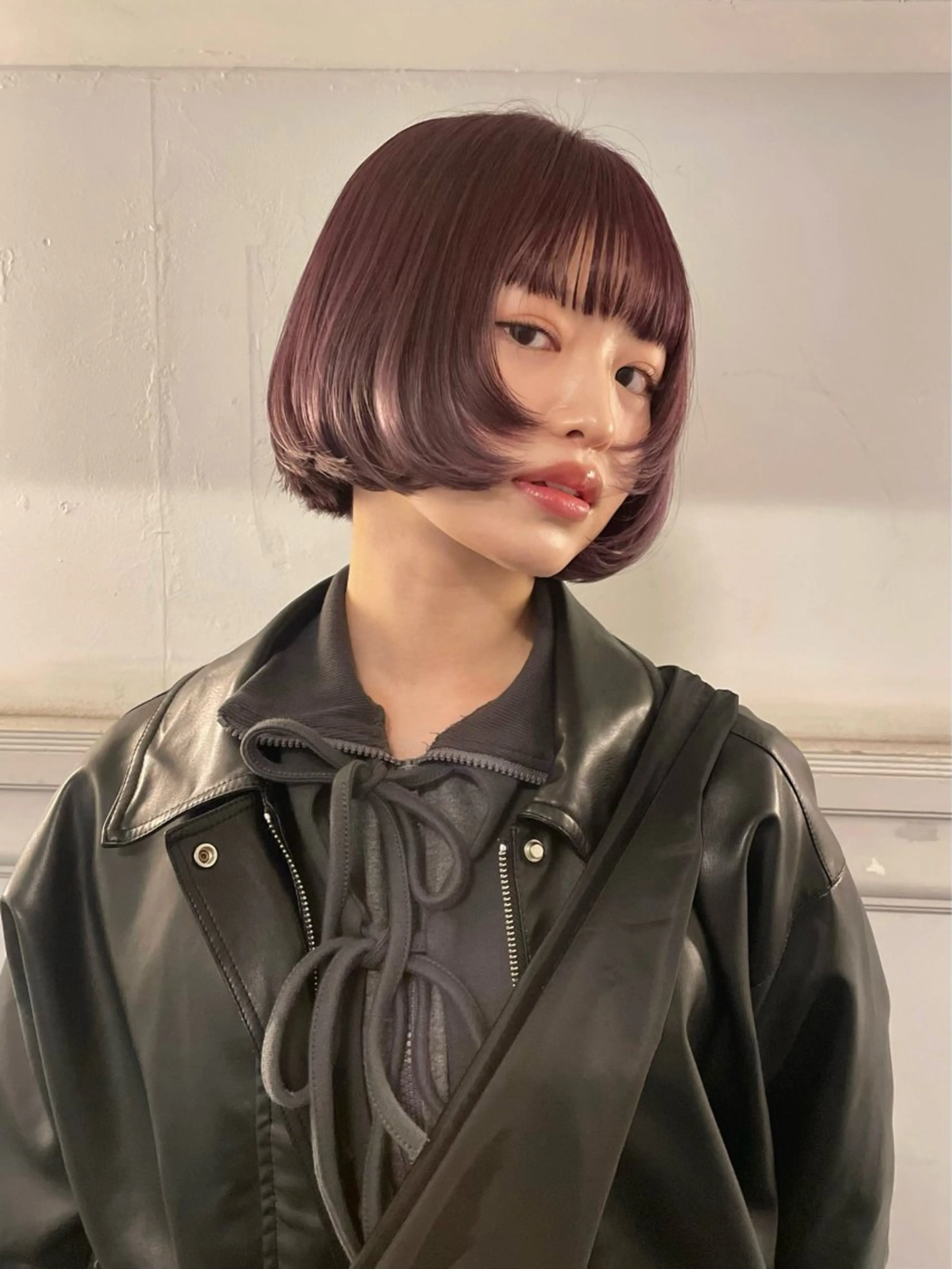 前髪カットの写真