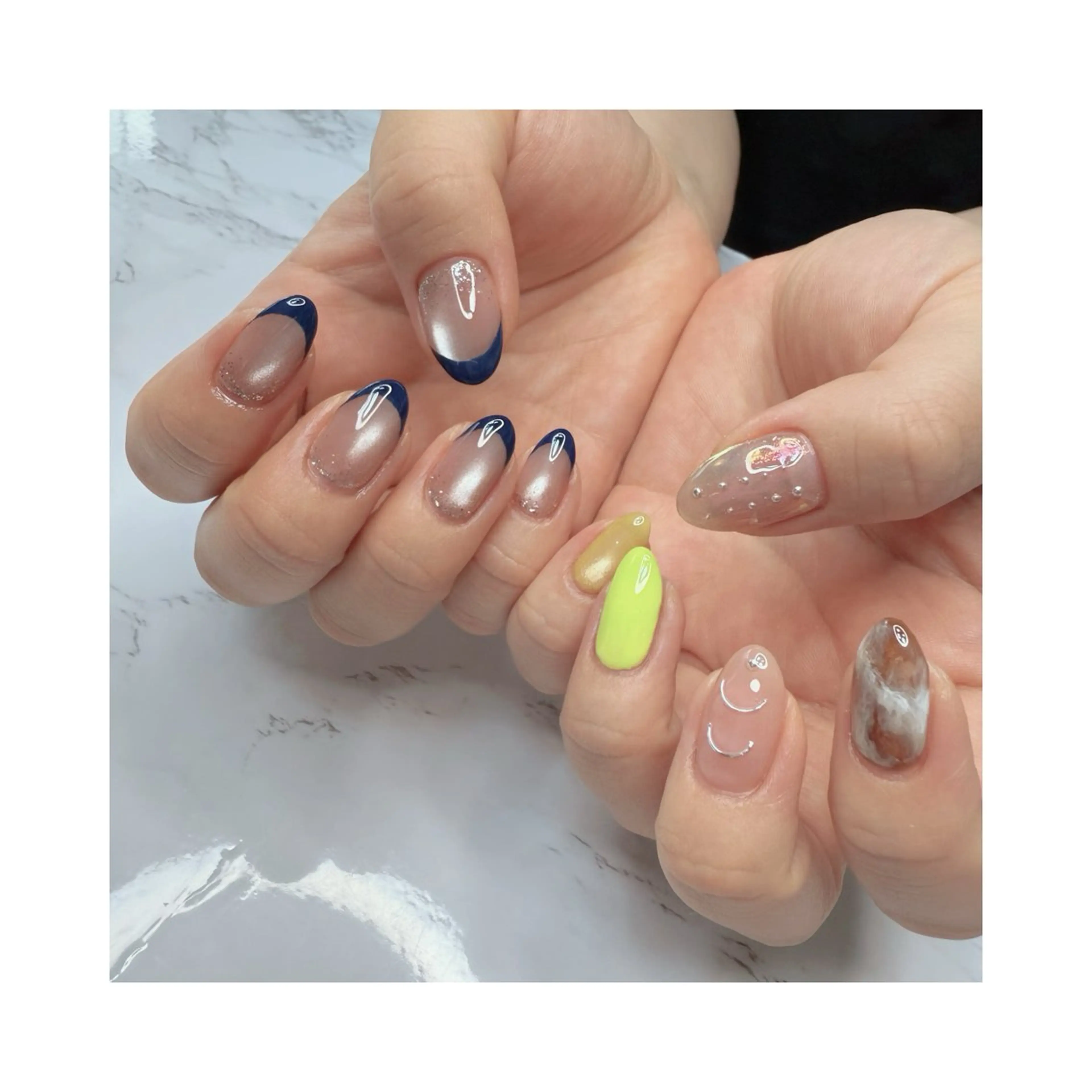 デザイン持ち込みOK💅🏻アートし放題(オフなし)の写真