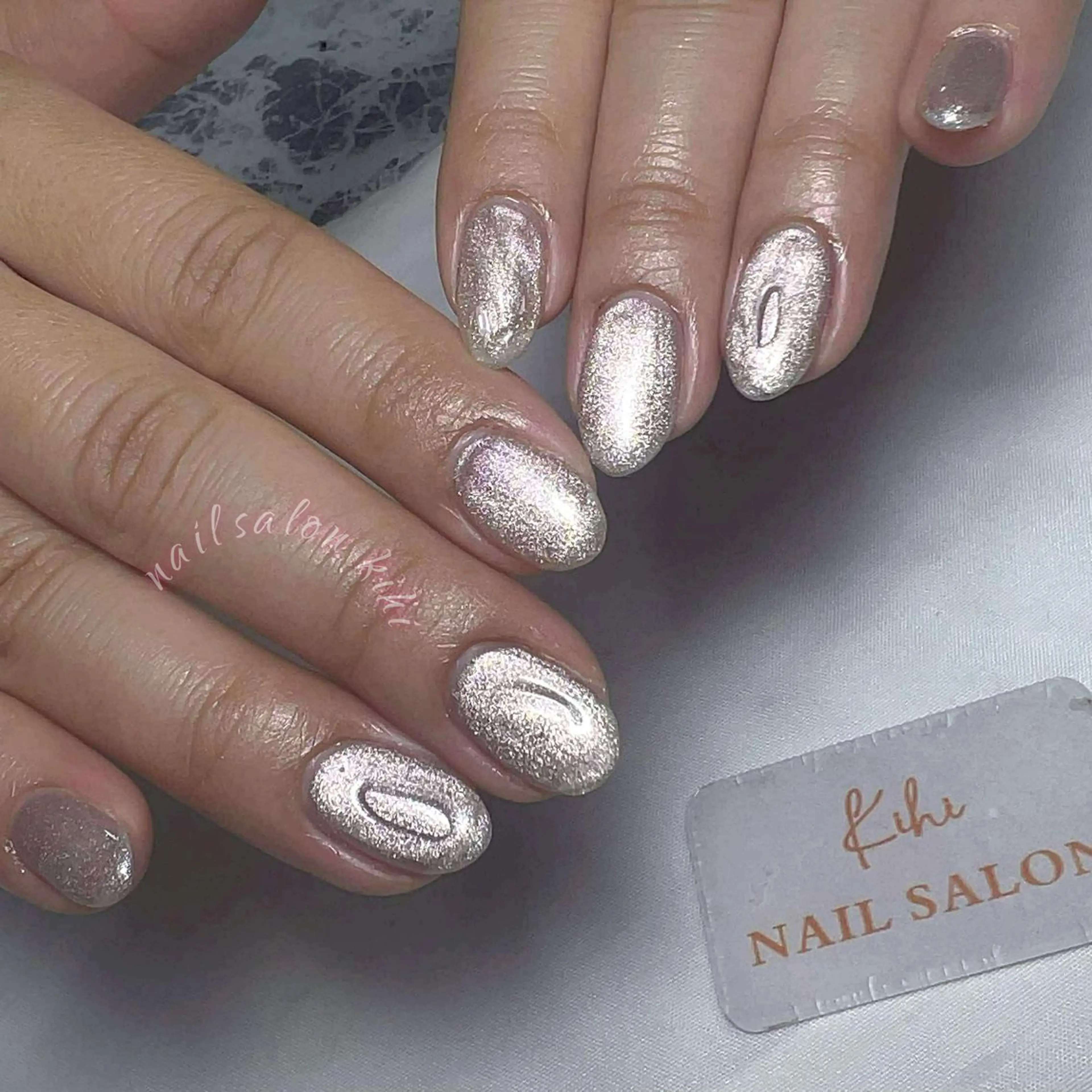 ネイル アートネイル フレンチネイル ジェルネイル グラデーション 韓国ネイル ハンドネイル ハンドケア Nail Salon Kihi さくらのネイルデザイン