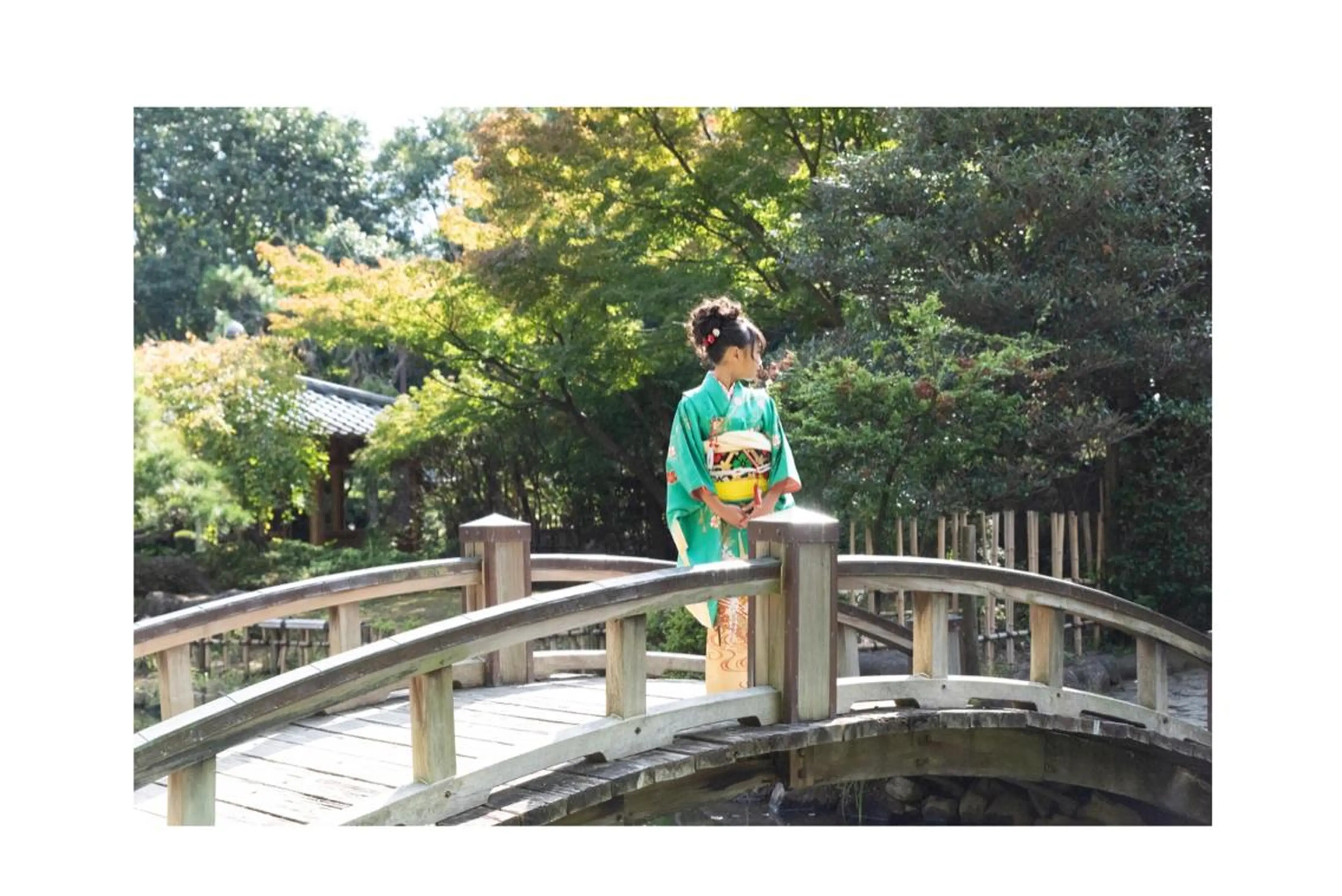 ヘアアレンジ キッズ 着物ヘア 野咲き 美容室のマツエク・マツパデザイン