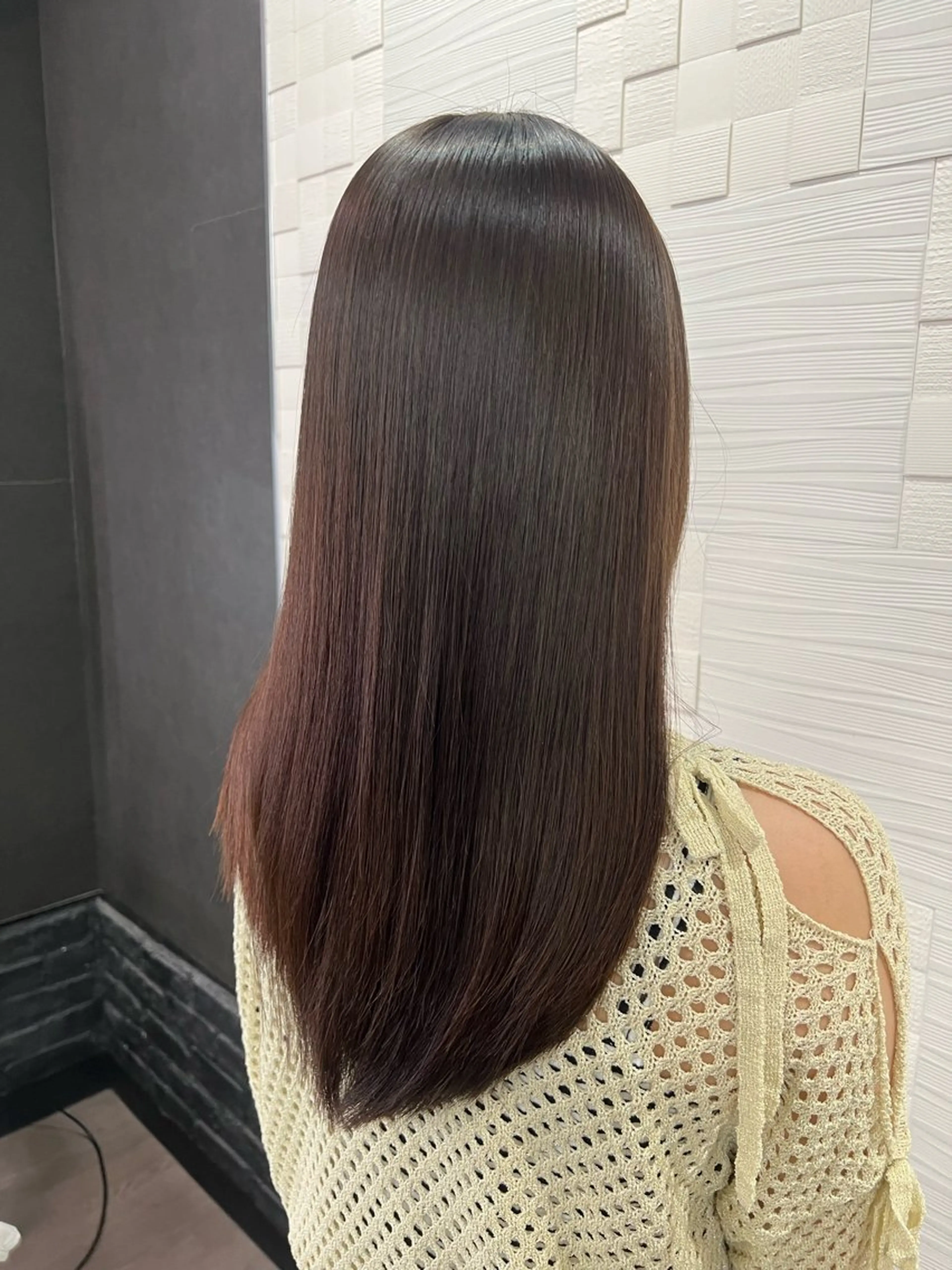 セミロング カット 縮毛矯正 hair salon Liebe東久留米店所属・Hair salon Liebe RYOのヘアスタイル