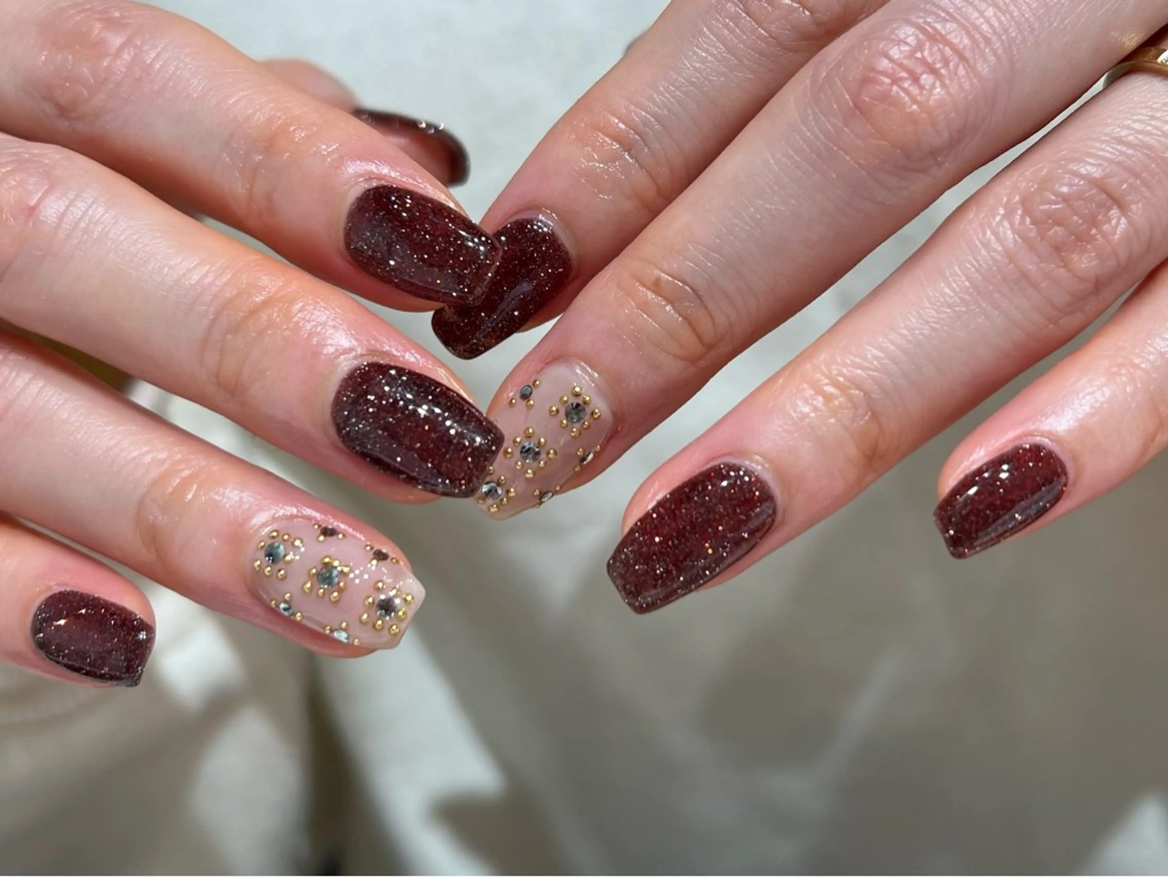 ネイル fumina 💚💛のネイルデザイン