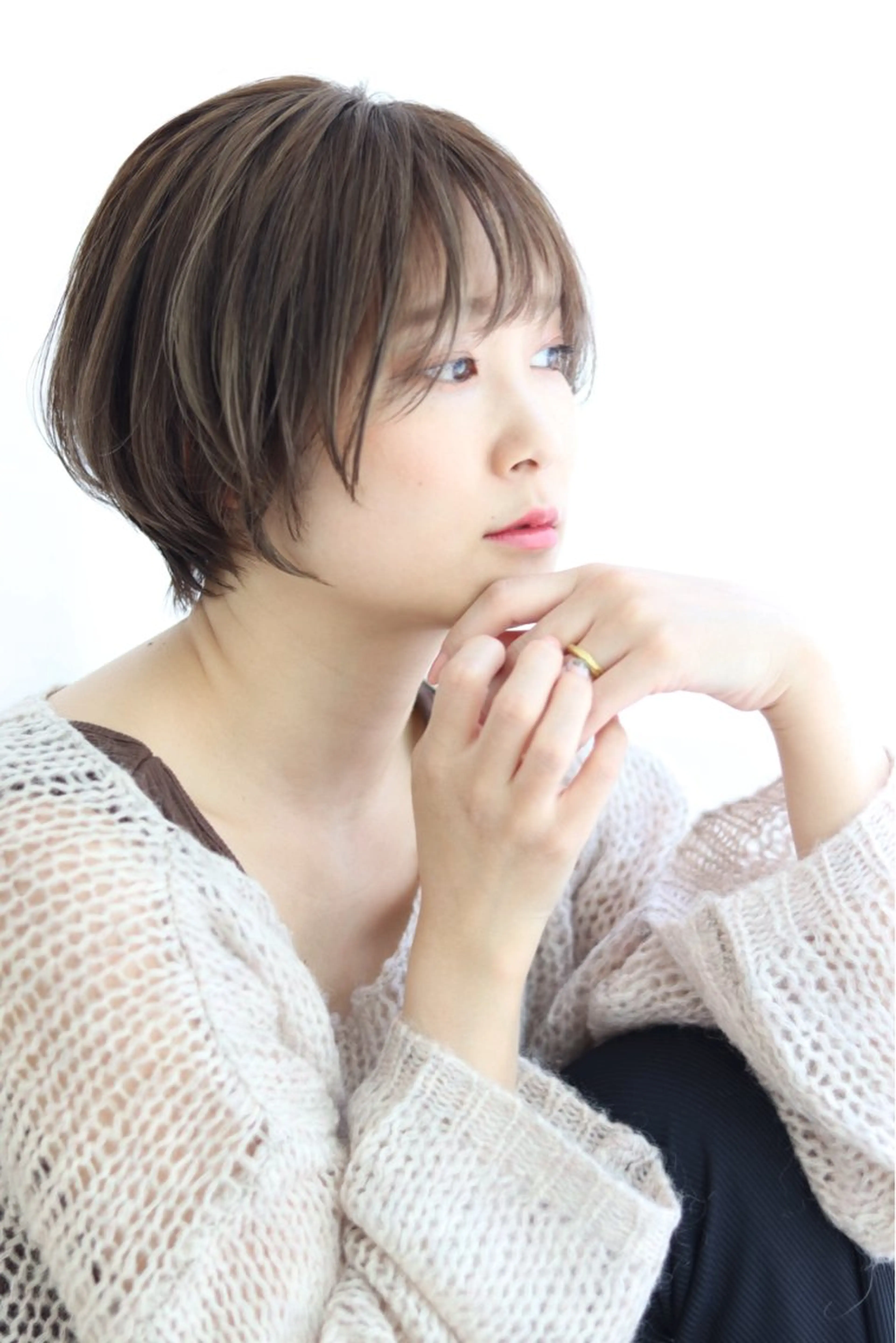 ショート ツヤ髪縮毛矯正🌈✨ 髙橋青心奏のヘアスタイル