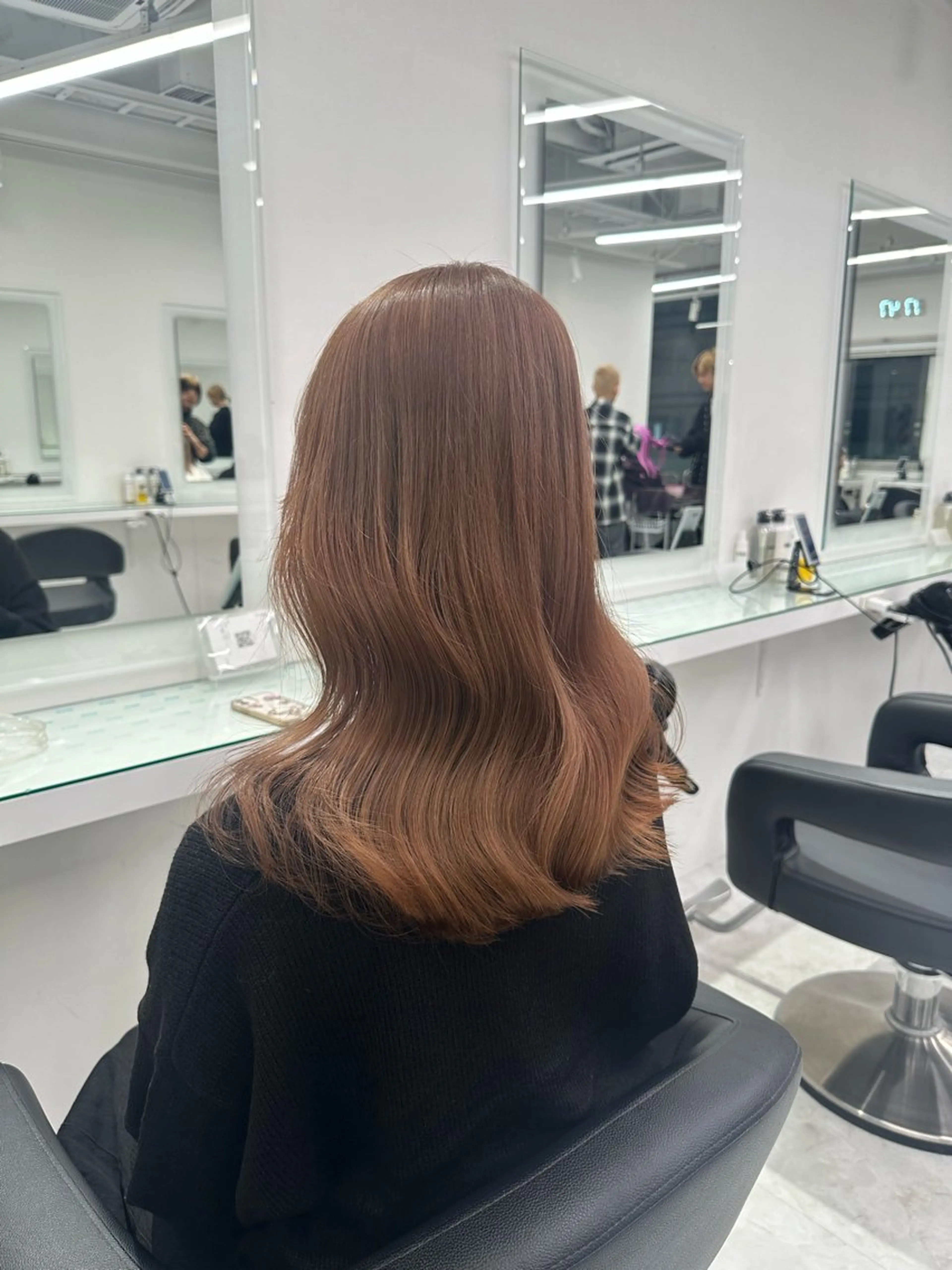 カラー マンツーマン/原宿/ 透明感カラー⭐️のヘアスタイル