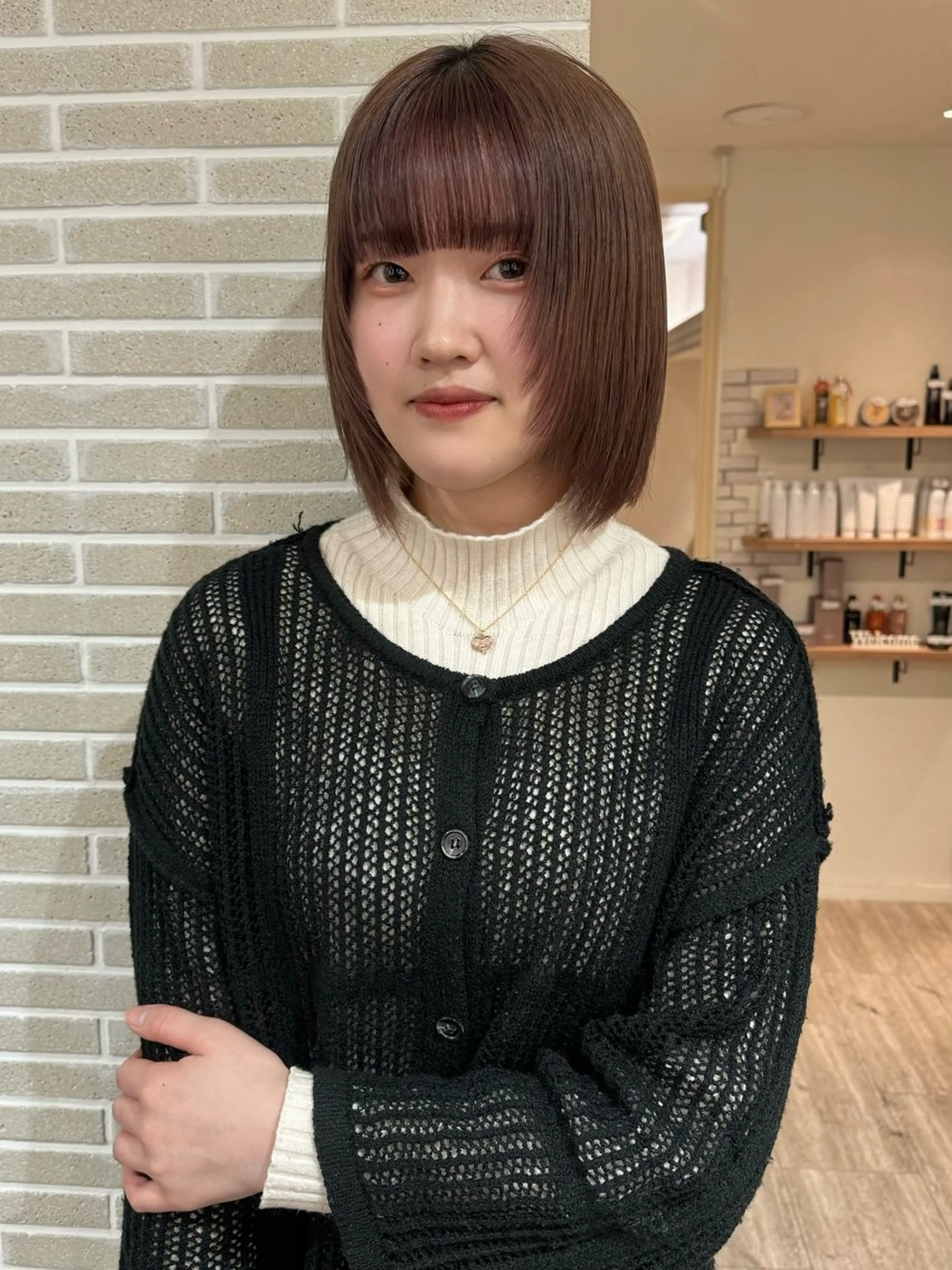 ミディアム 透明感カラー／ 今城愛友花のヘアスタイル